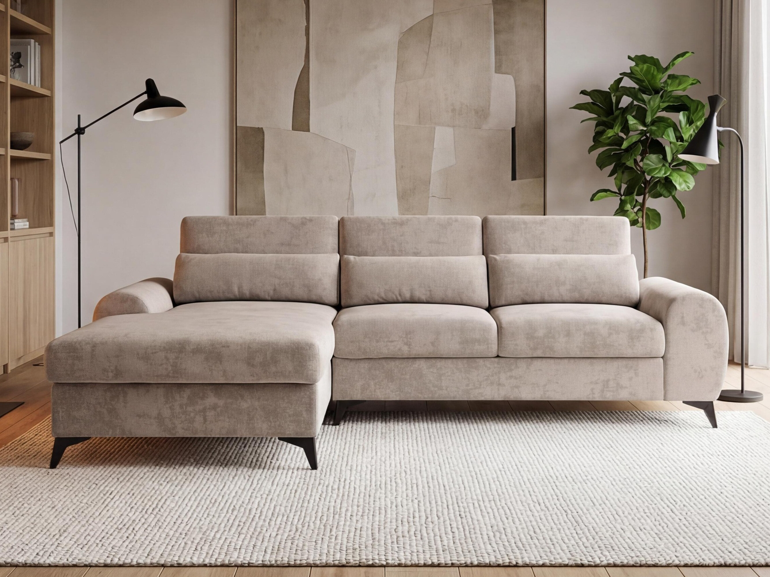 Divano angolare Margate 125 (Sereno 683)