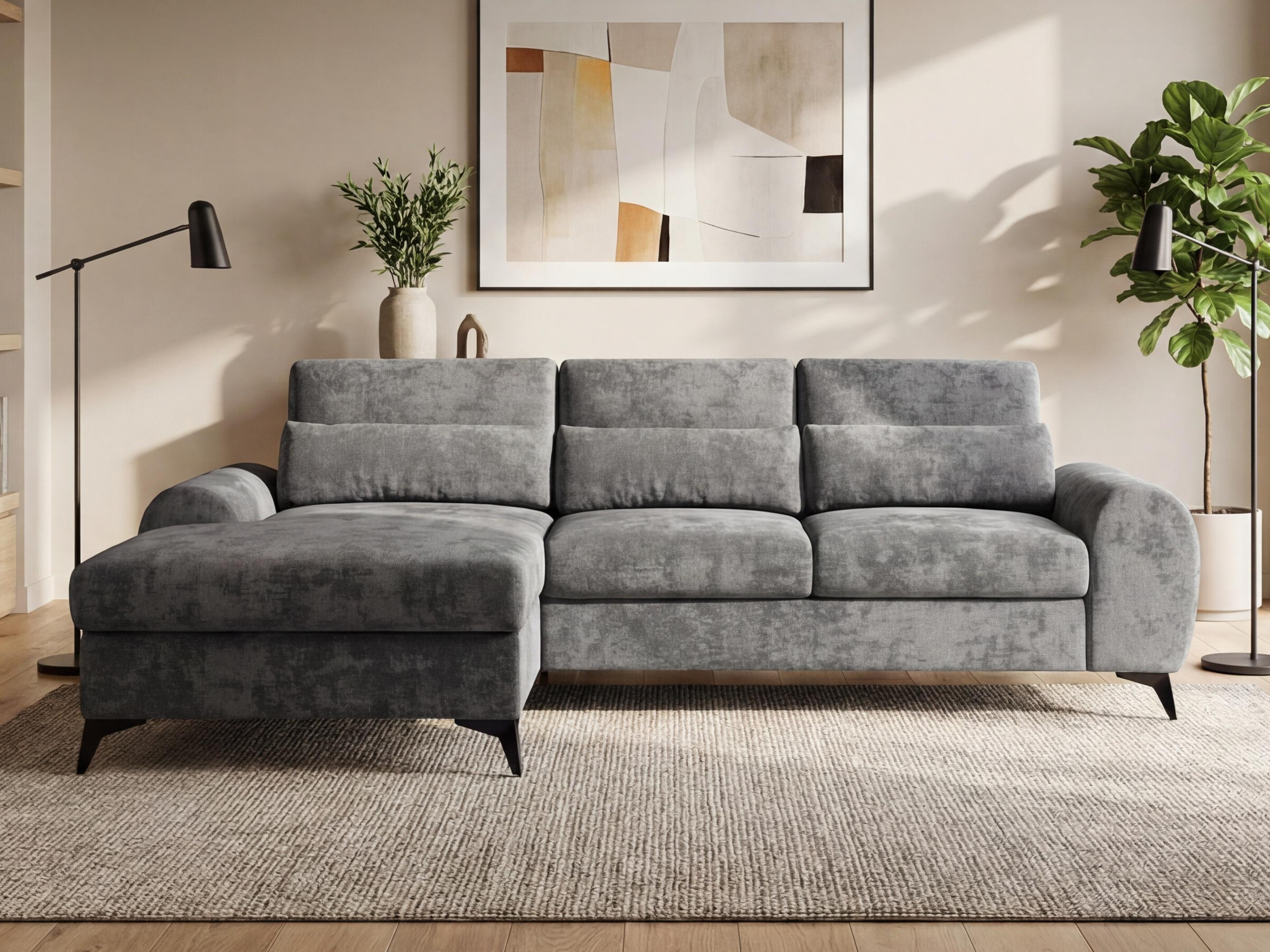 Divano angolare Margate 125 (Sereno 694)