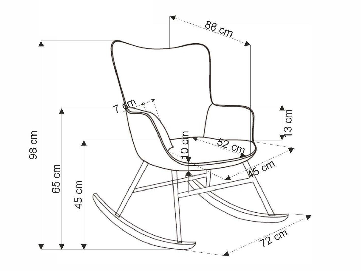 Sedia a dondolo SL5474