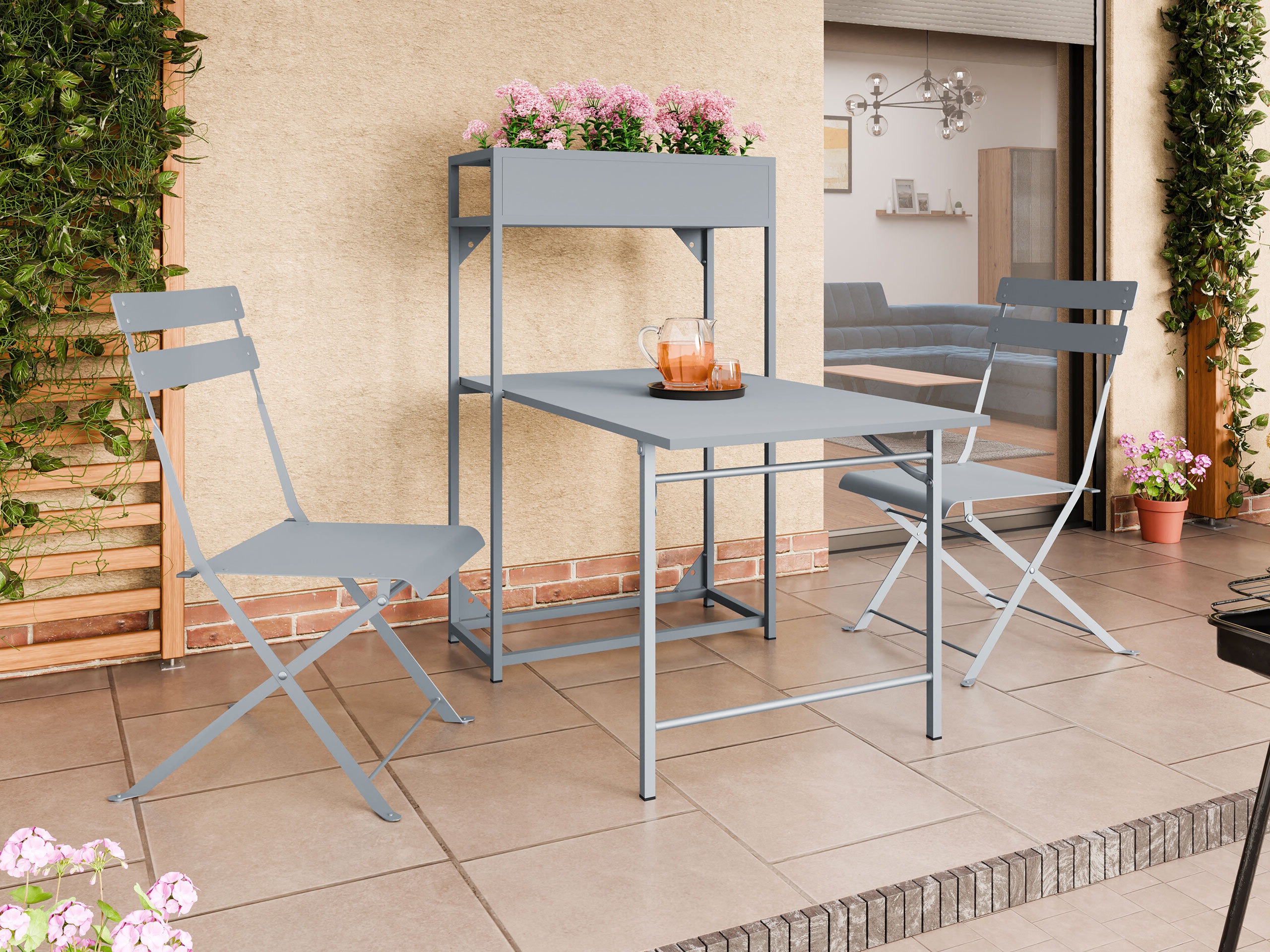 Set balcone Lenitus (Grigio)