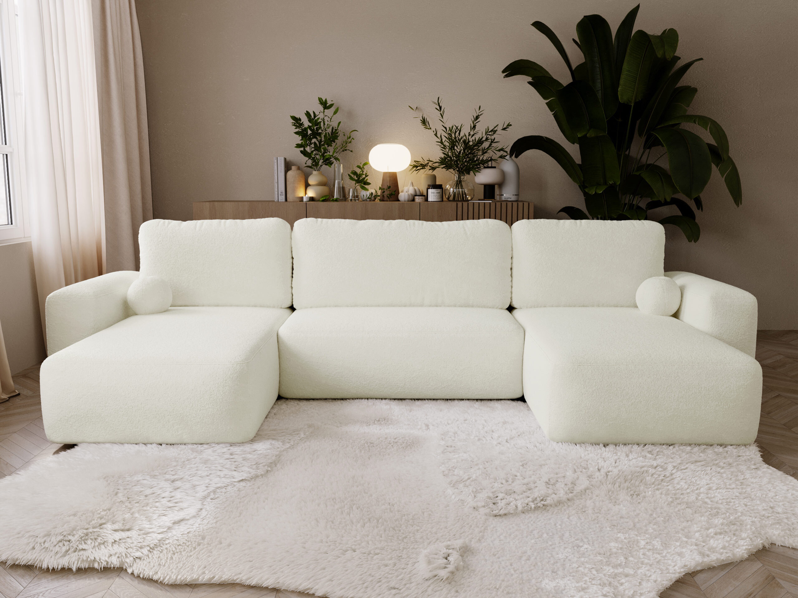 Divano angolare TrendyNest 130 (Coral 15)