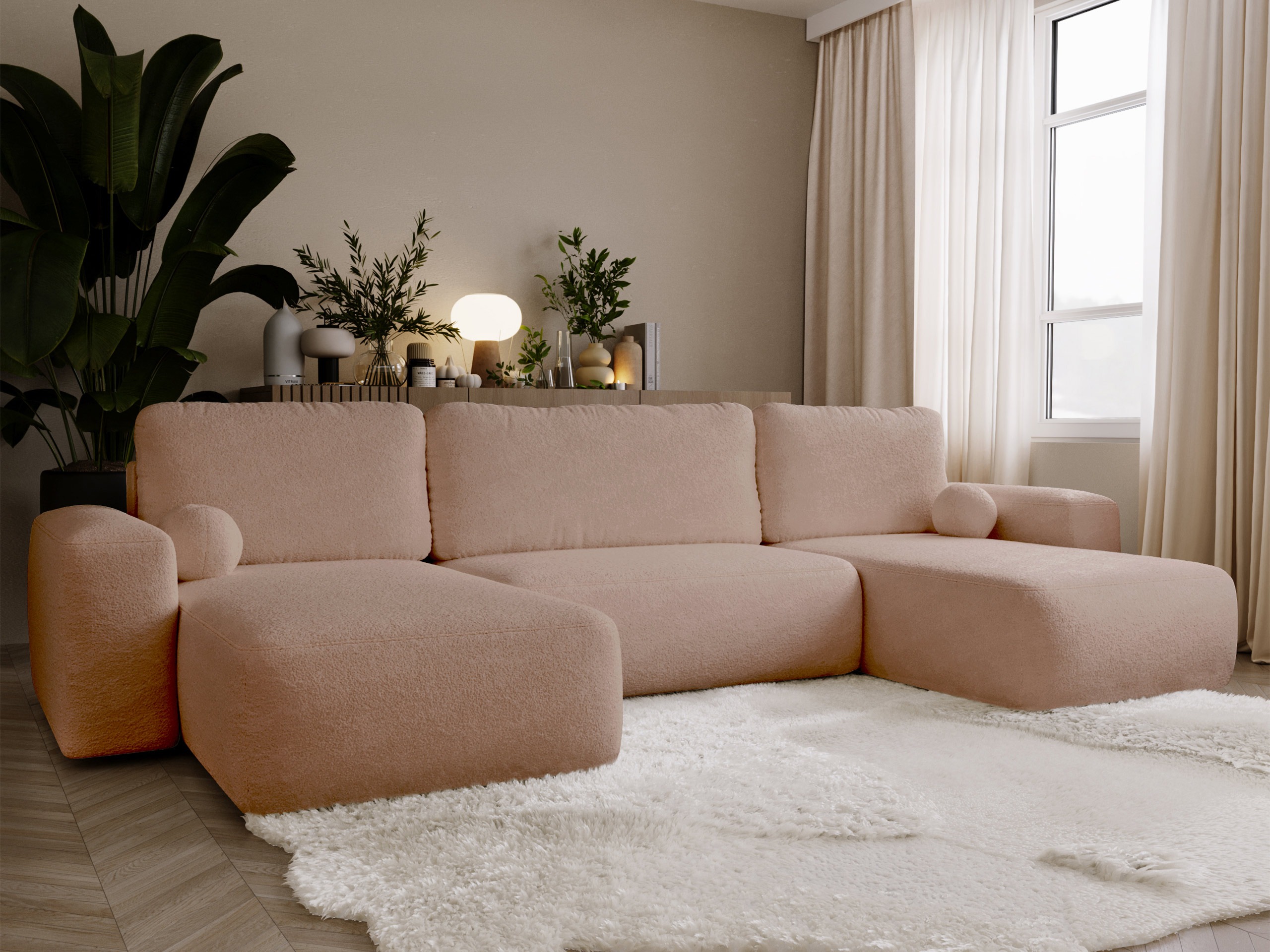 Divano angolare TrendyNest Piscor (Coral 45)