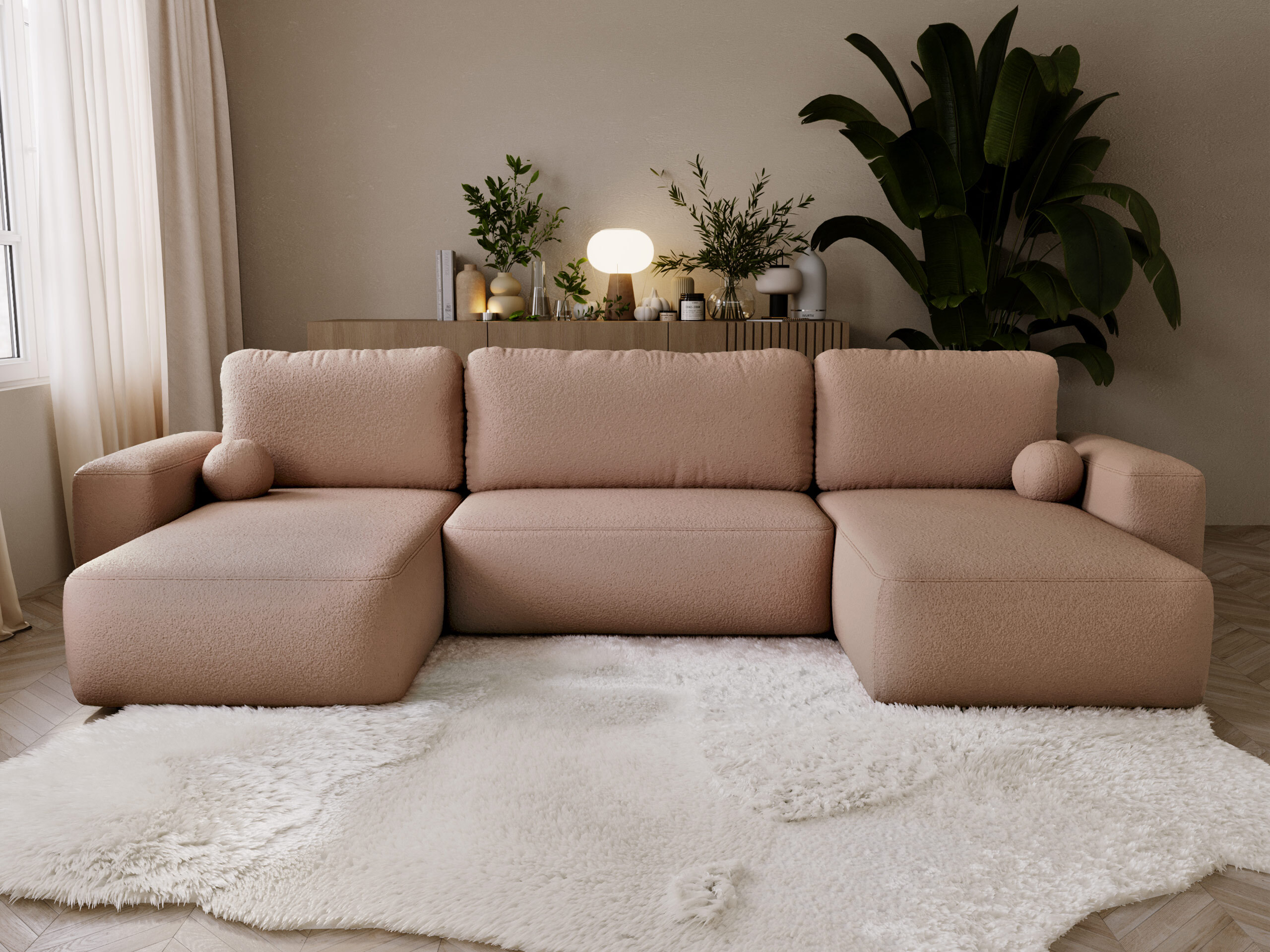 Divano angolare TrendyNest Piscor (Coral 45)