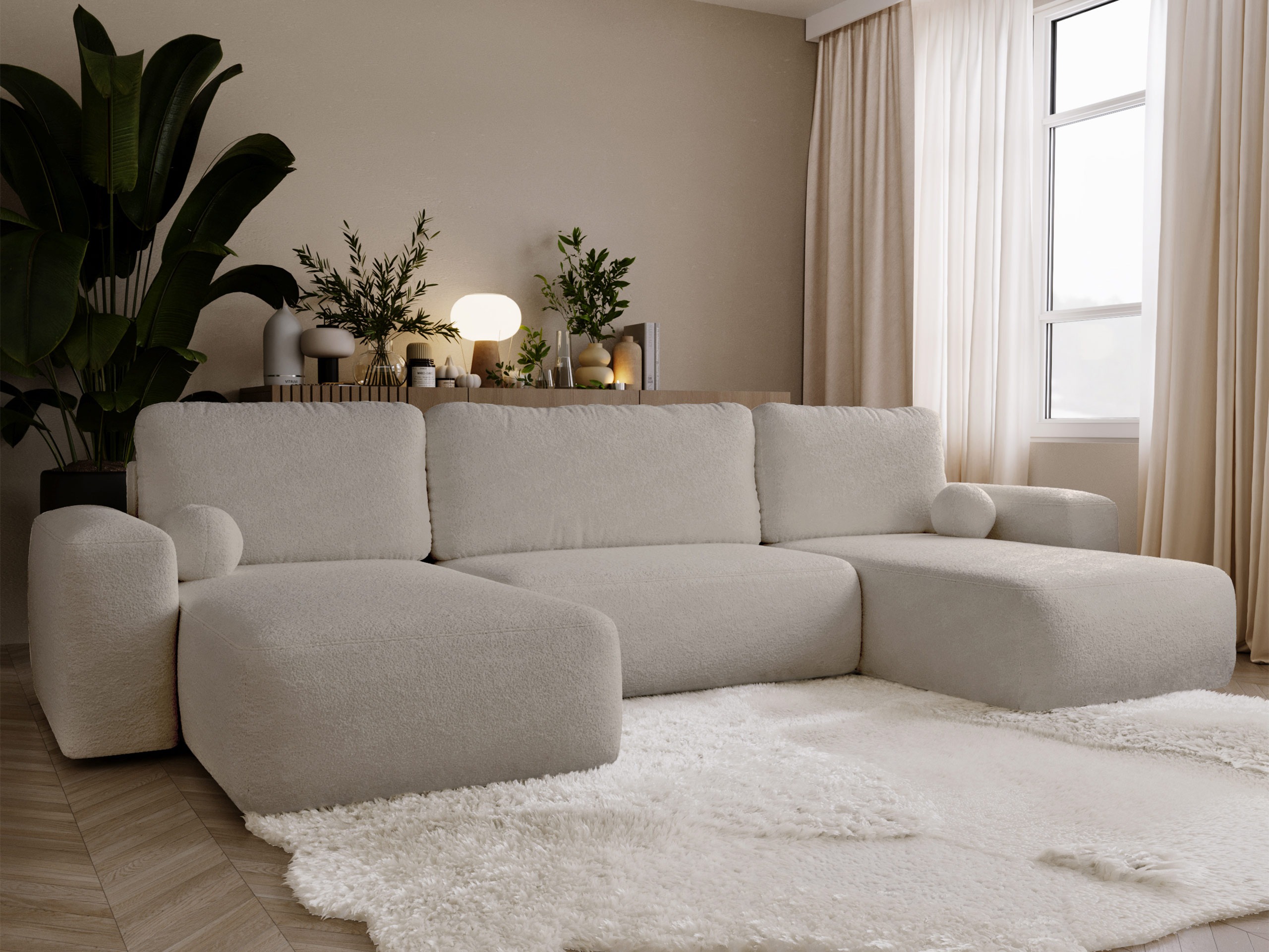 Divano angolare TrendyNest Piscor (Coral 50)