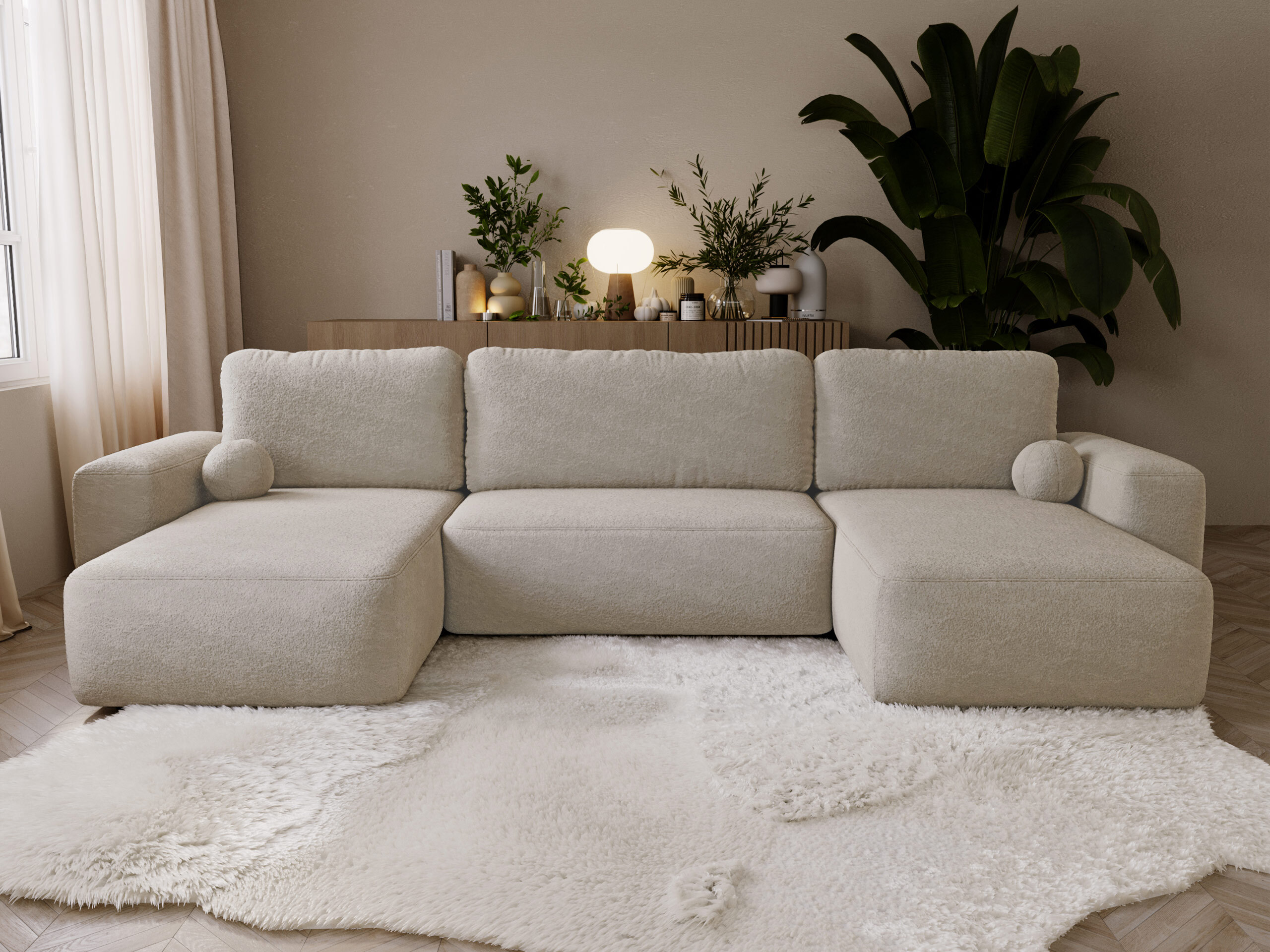 Divano angolare TrendyNest Piscor (Coral 50)