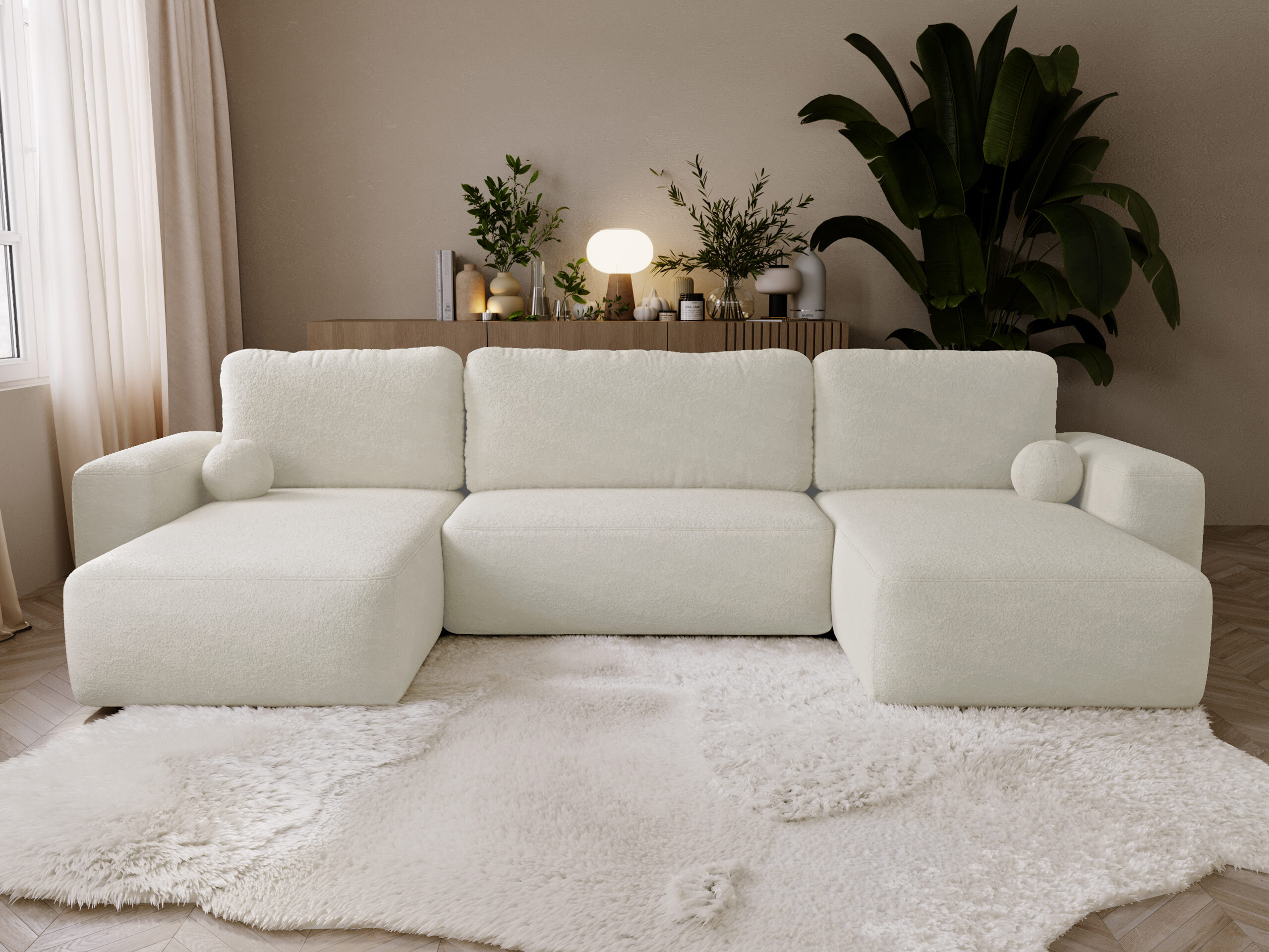 Divano angolare TrendyNest Piscor (Coral 65)