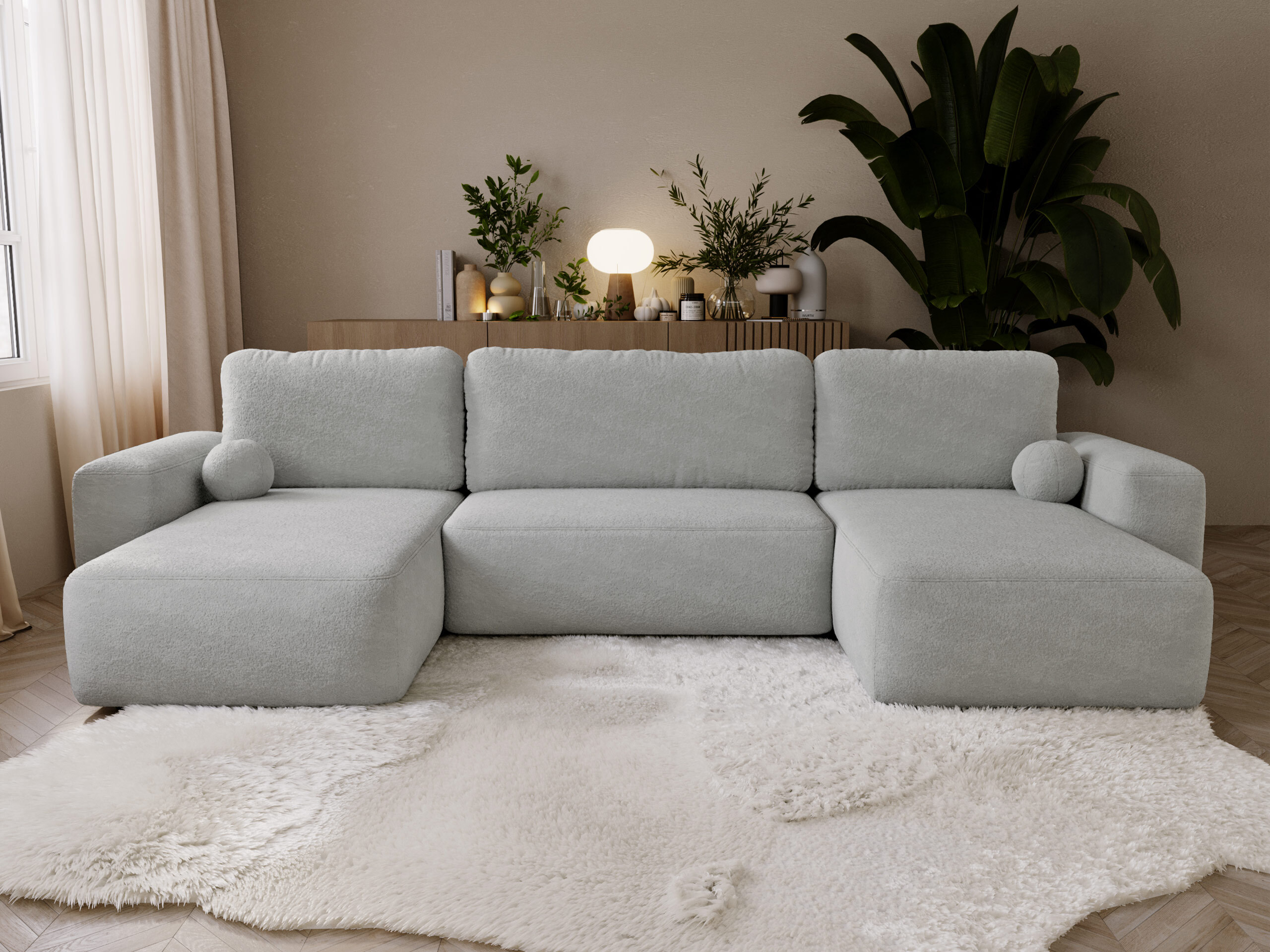 Divano angolare TrendyNest Piscor (Coral 75)
