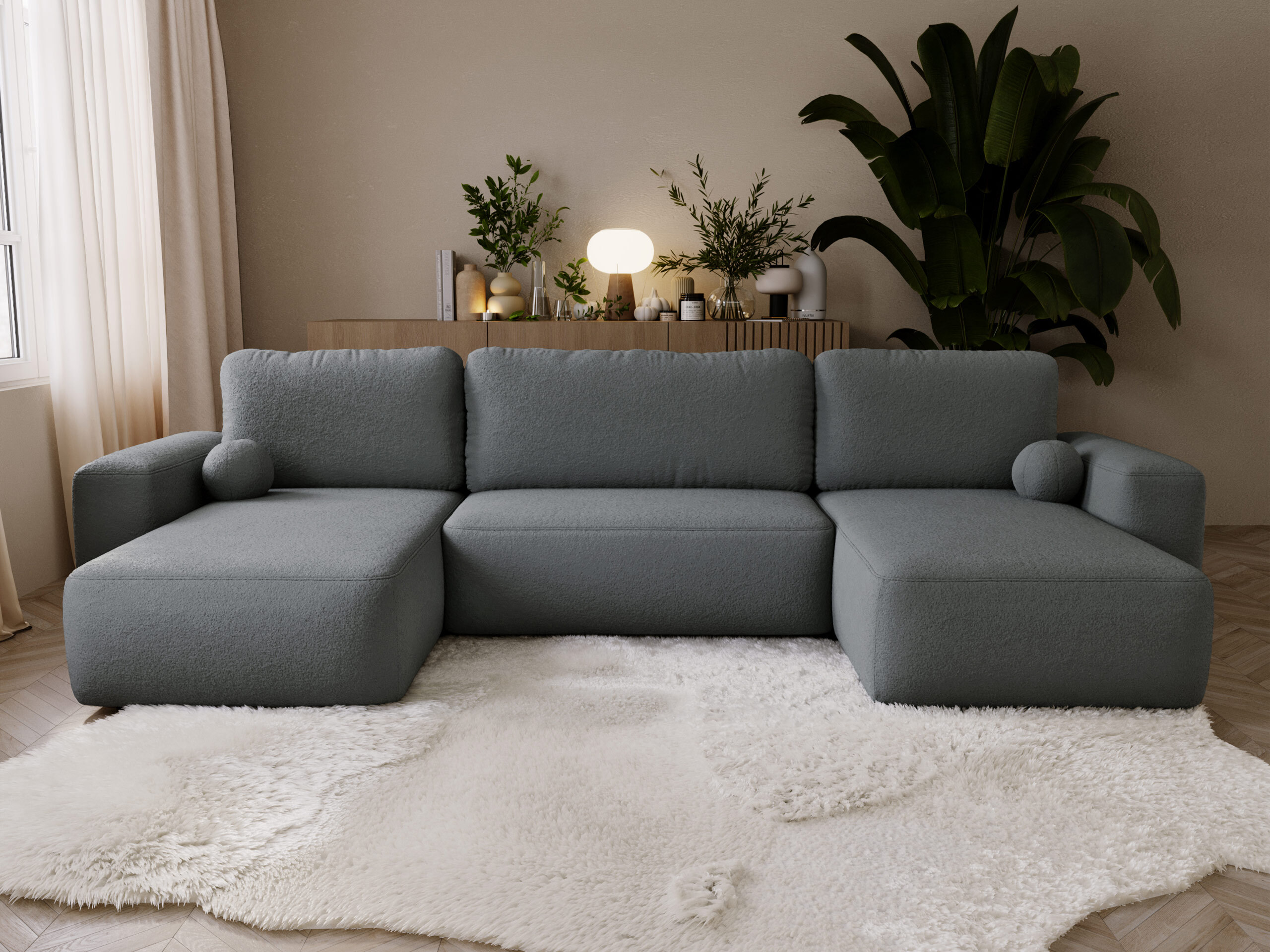 Divano angolare TrendyNest Piscor (Coral 80)