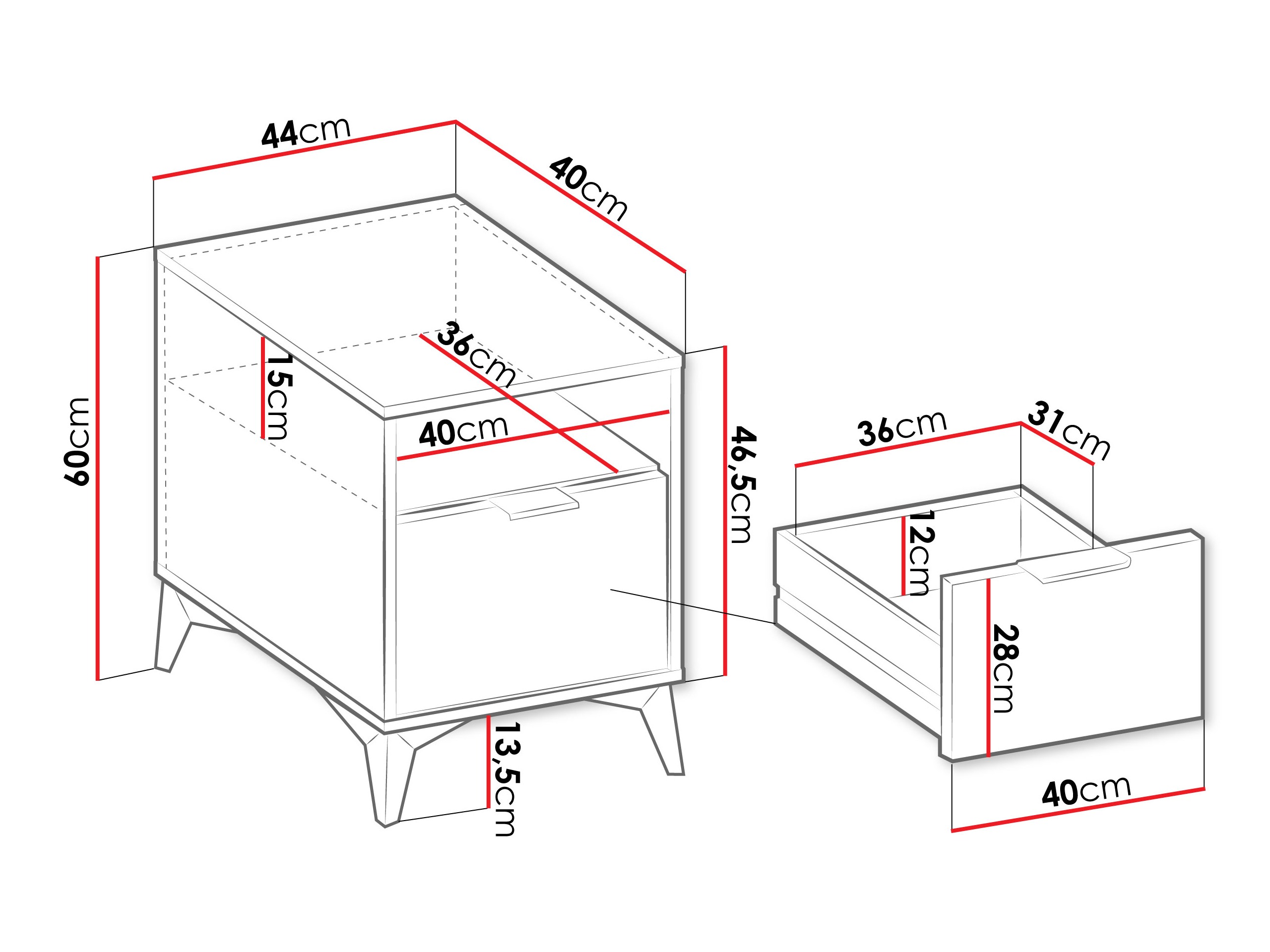 Comodino Comfivo Citrus I