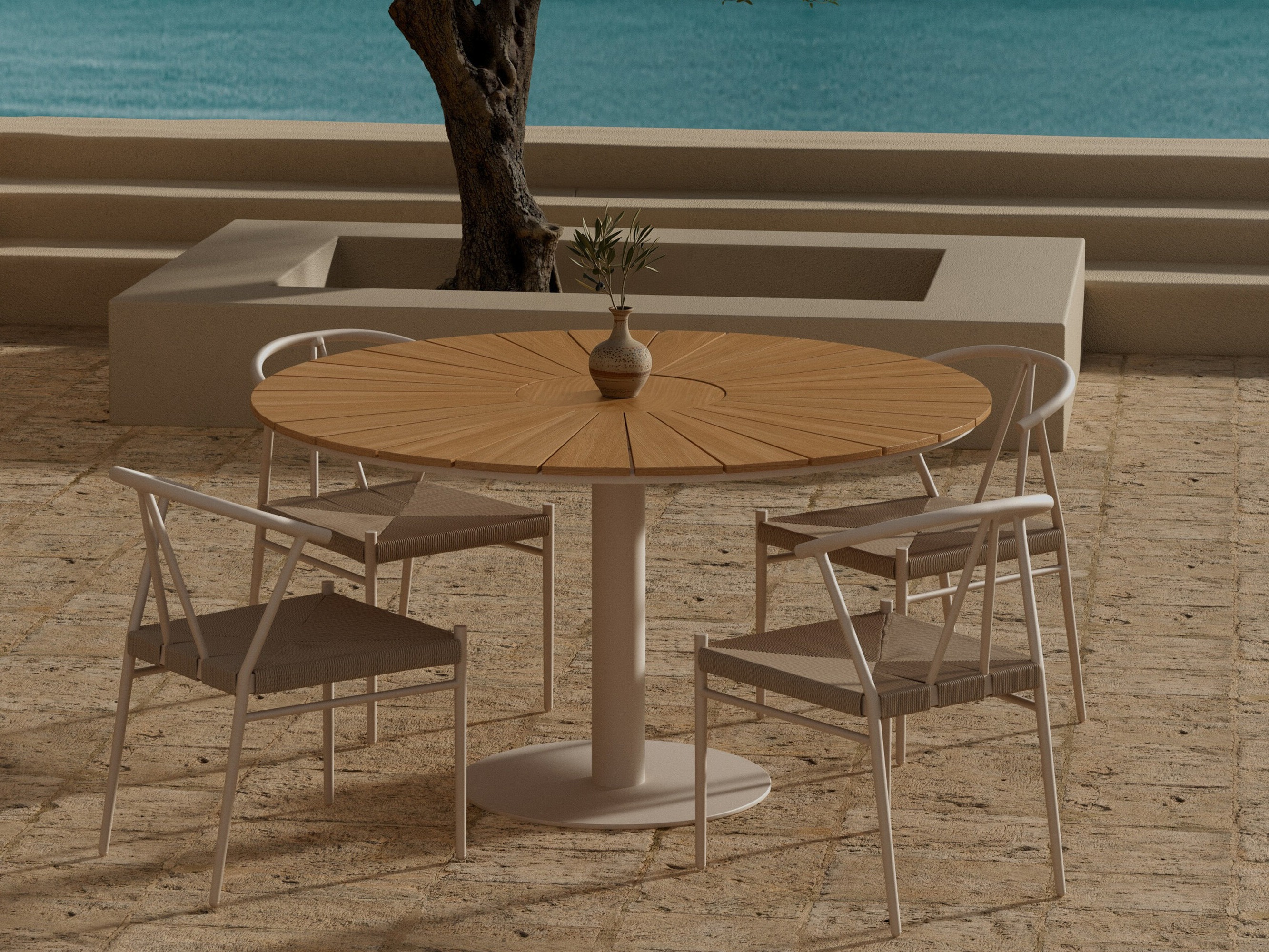 Tavolo e sedie set Dallas 5167