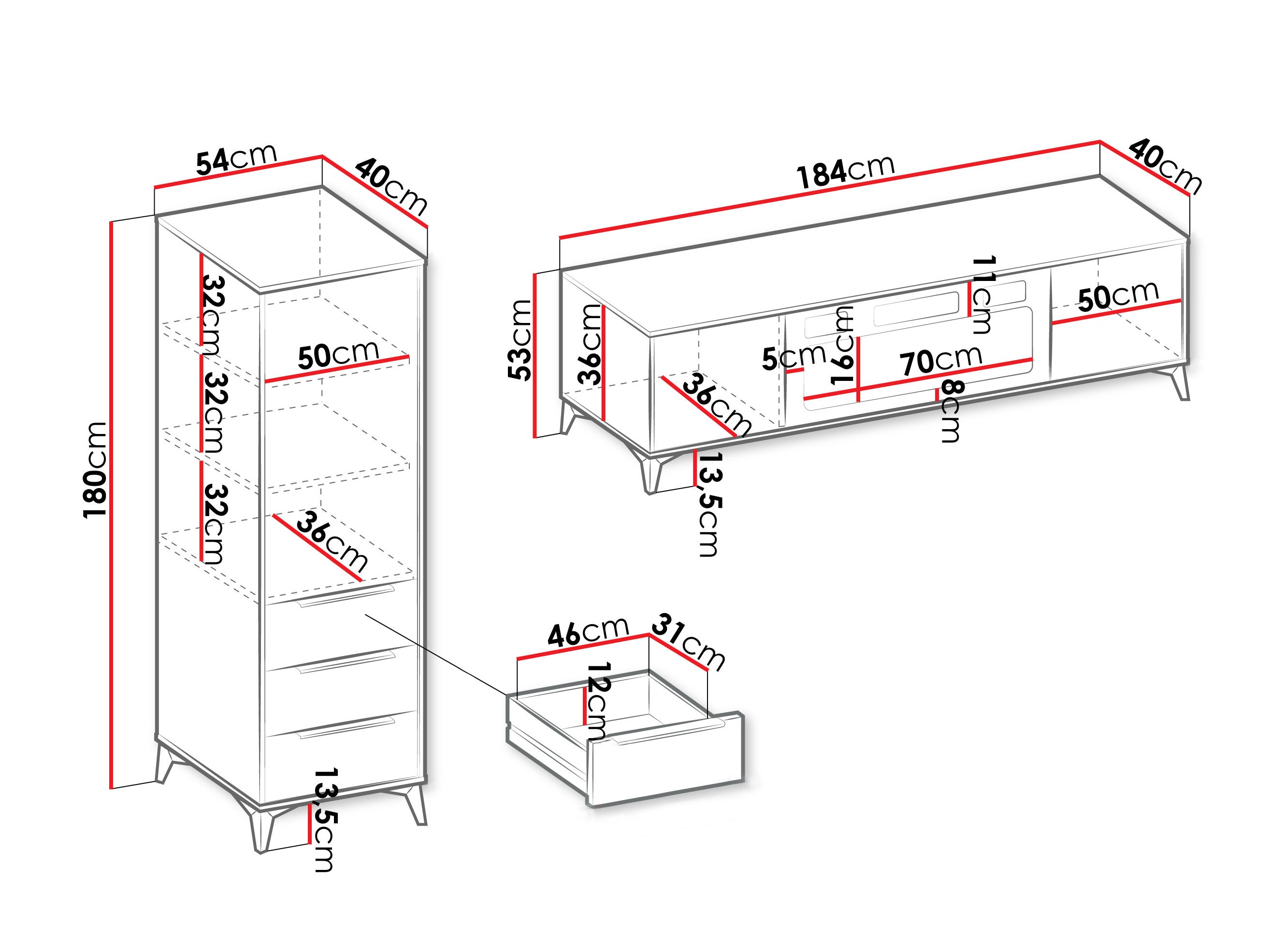 Parete attrezzata Comfivo Enoteo 110