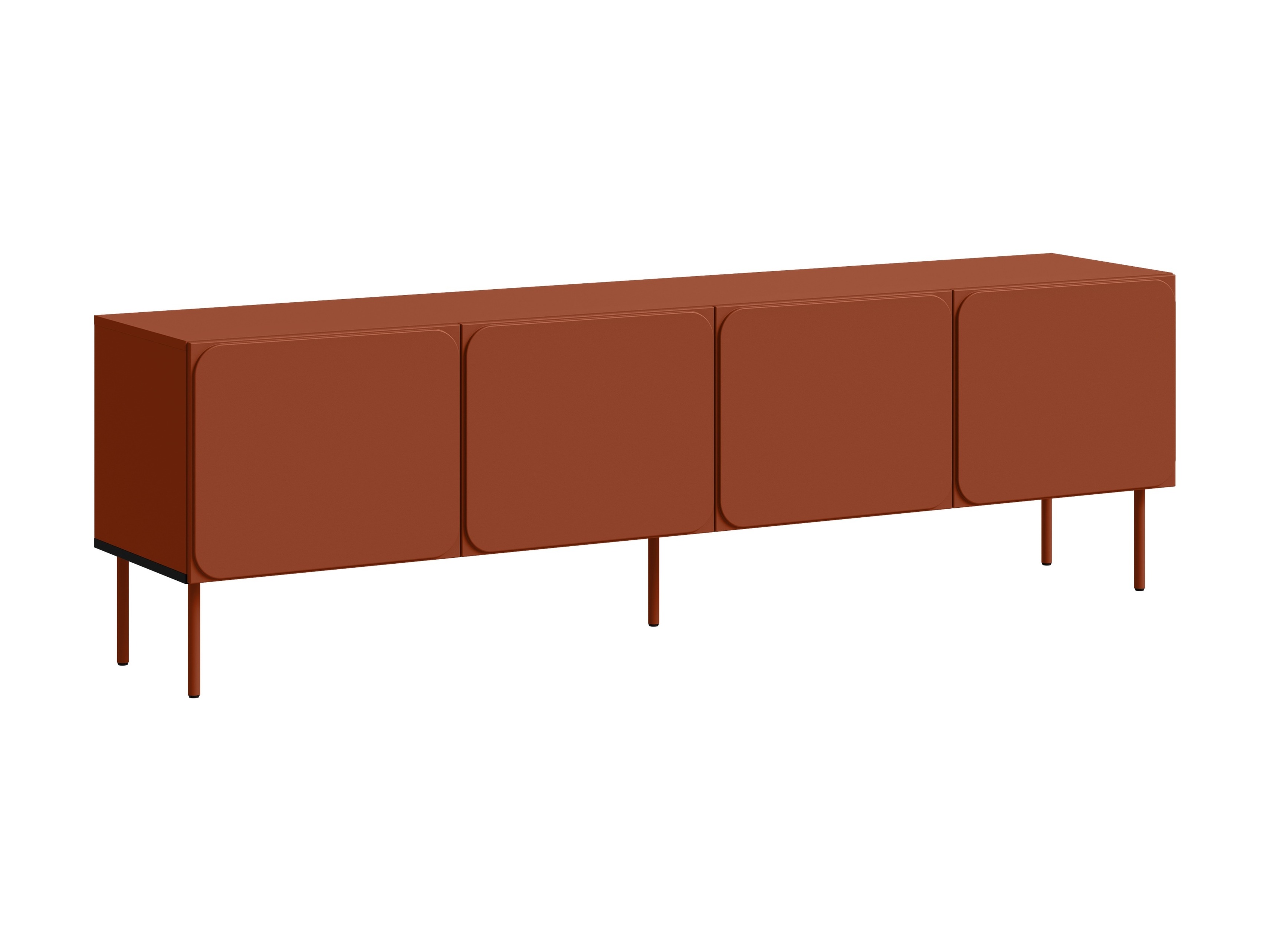 Mobile porta TV Fentore 101 (Rosso)