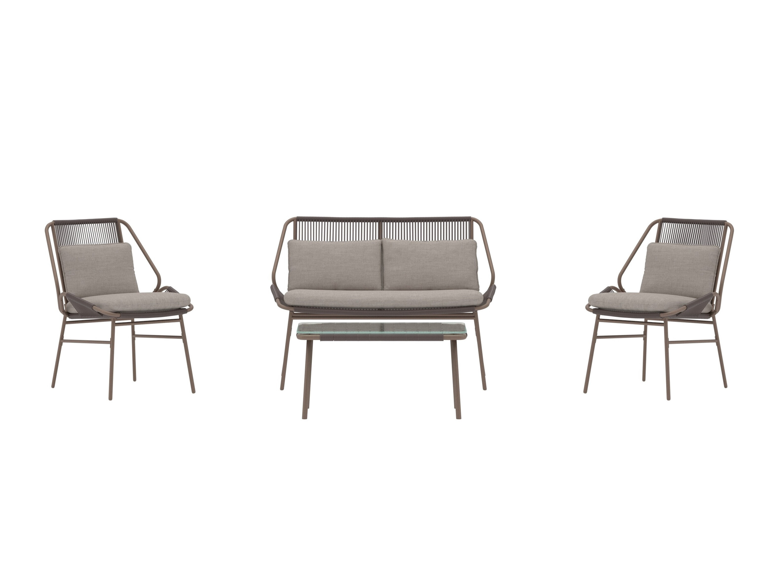 Mobili da giardino Dallas 5169 (Marrone + Beige)