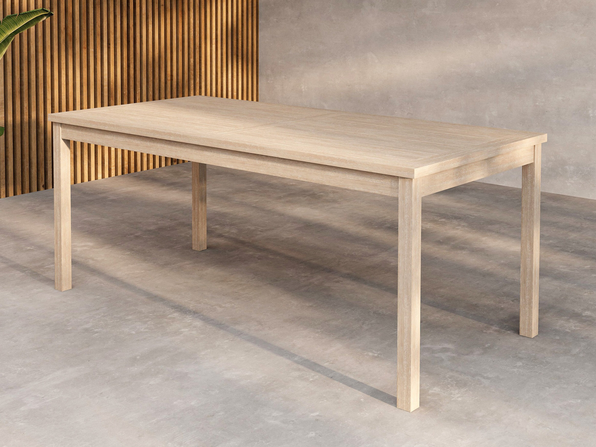 Tavolo esterno Nunova 135 (Luminoso legno)