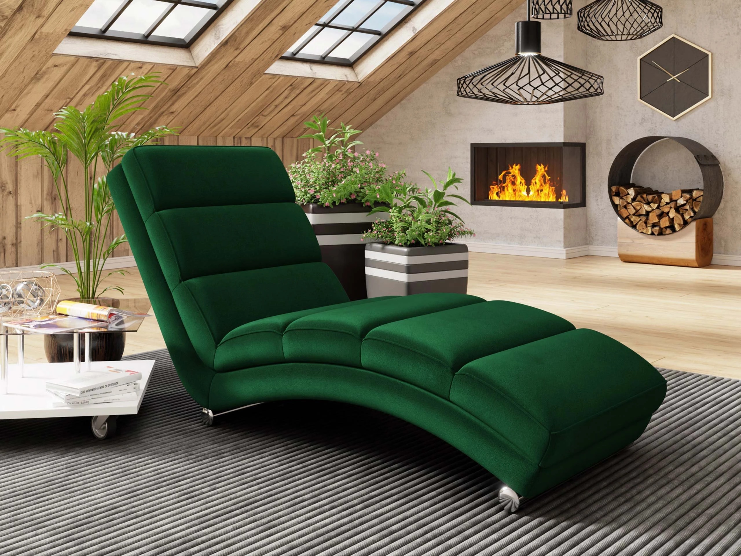 Chaise longue Comfivo Pirum (Venus Velvet 2941)