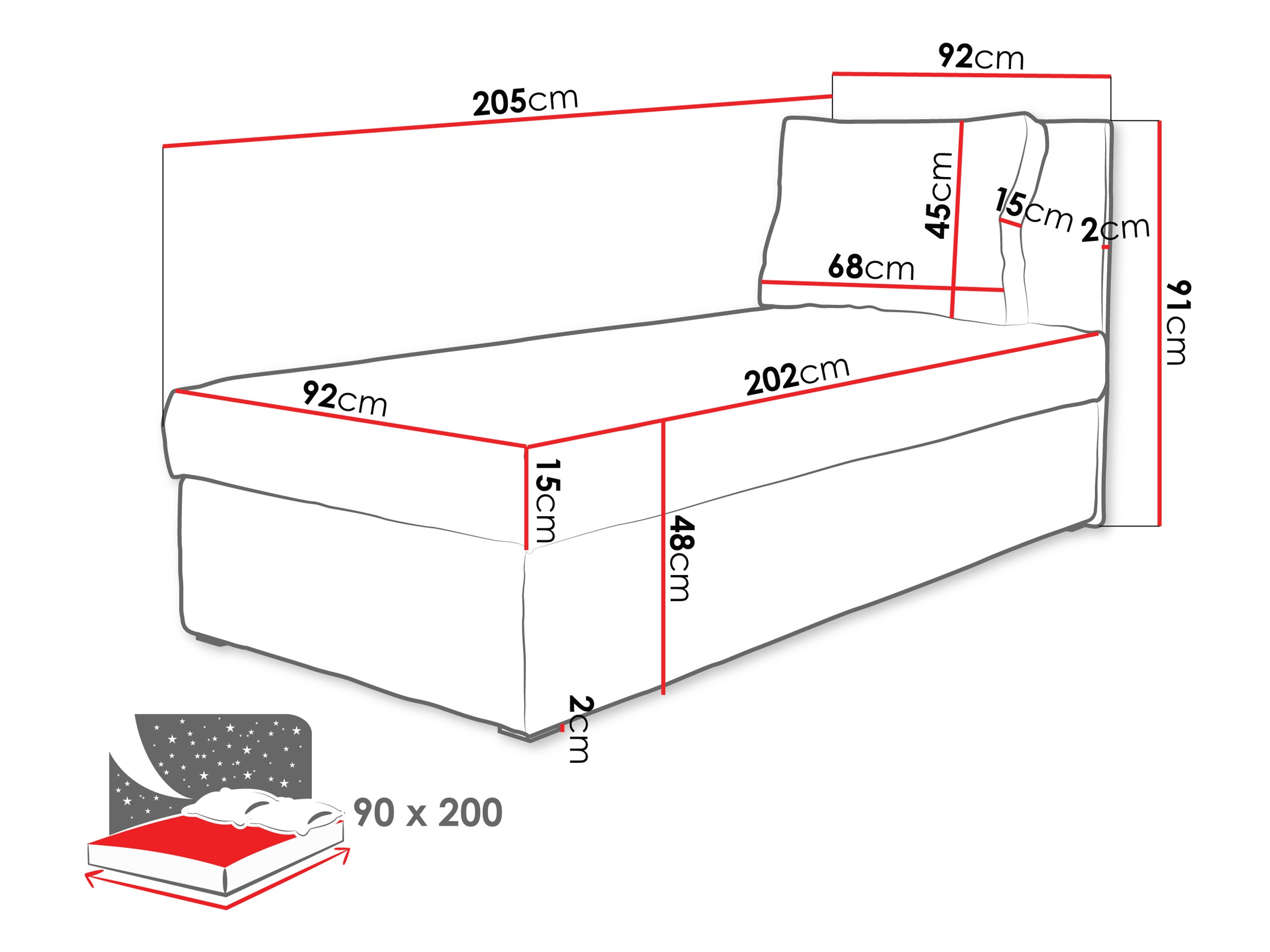 Letto Apium (Poso 100)