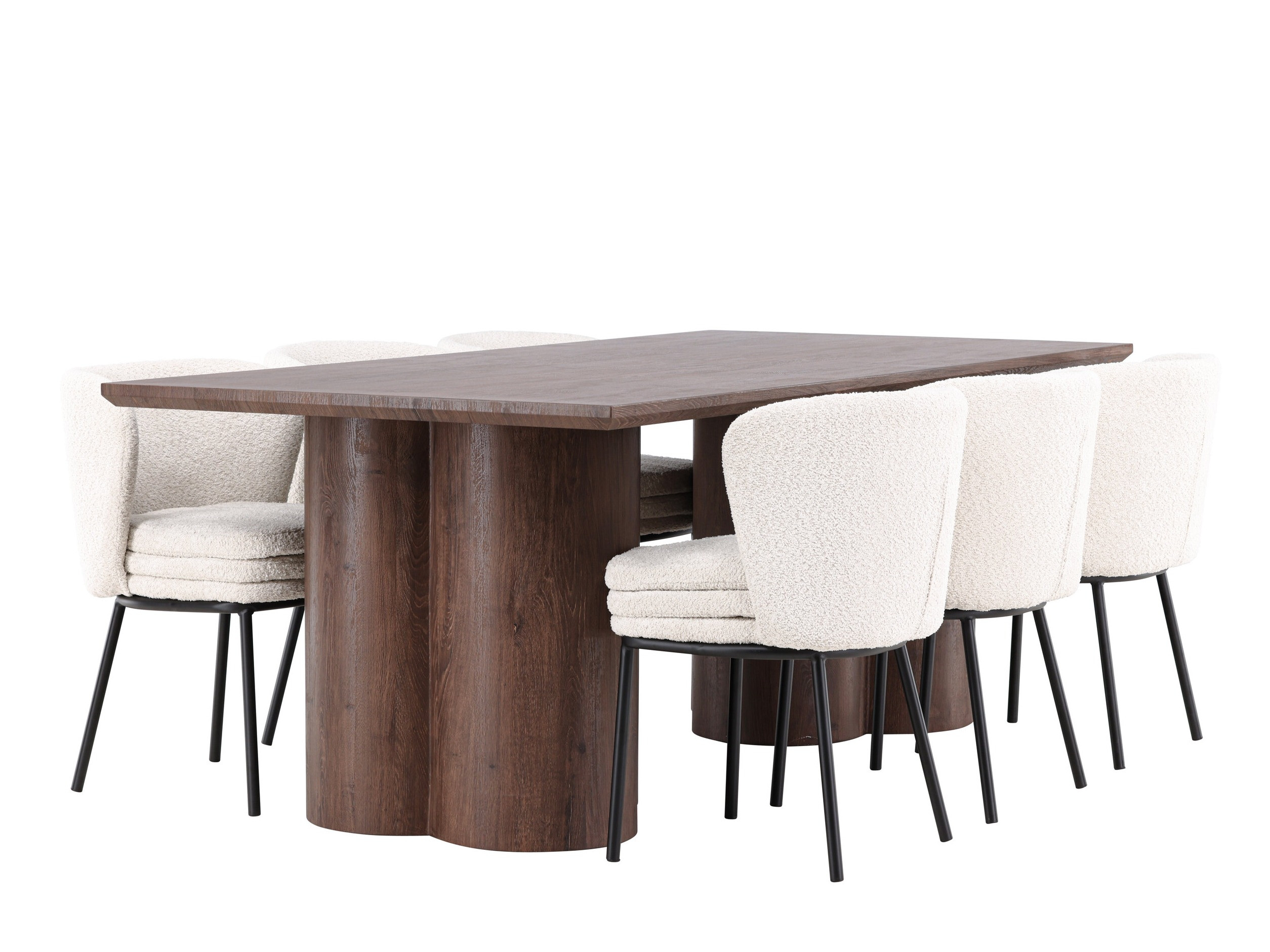Set sala da pranzo Dallas 5176 (Marrone)
