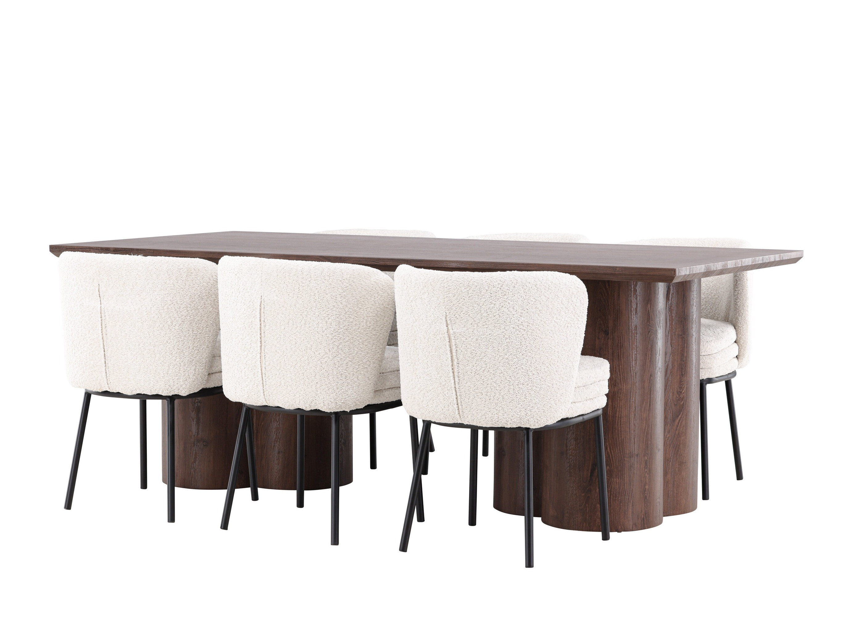 Set sala da pranzo Dallas 5176 (Marrone)