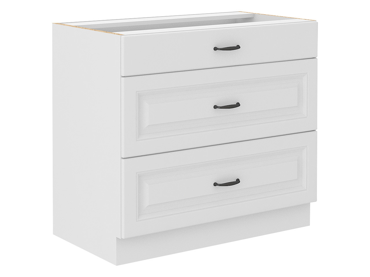 Mobile componibile con cassetti Retro White 120