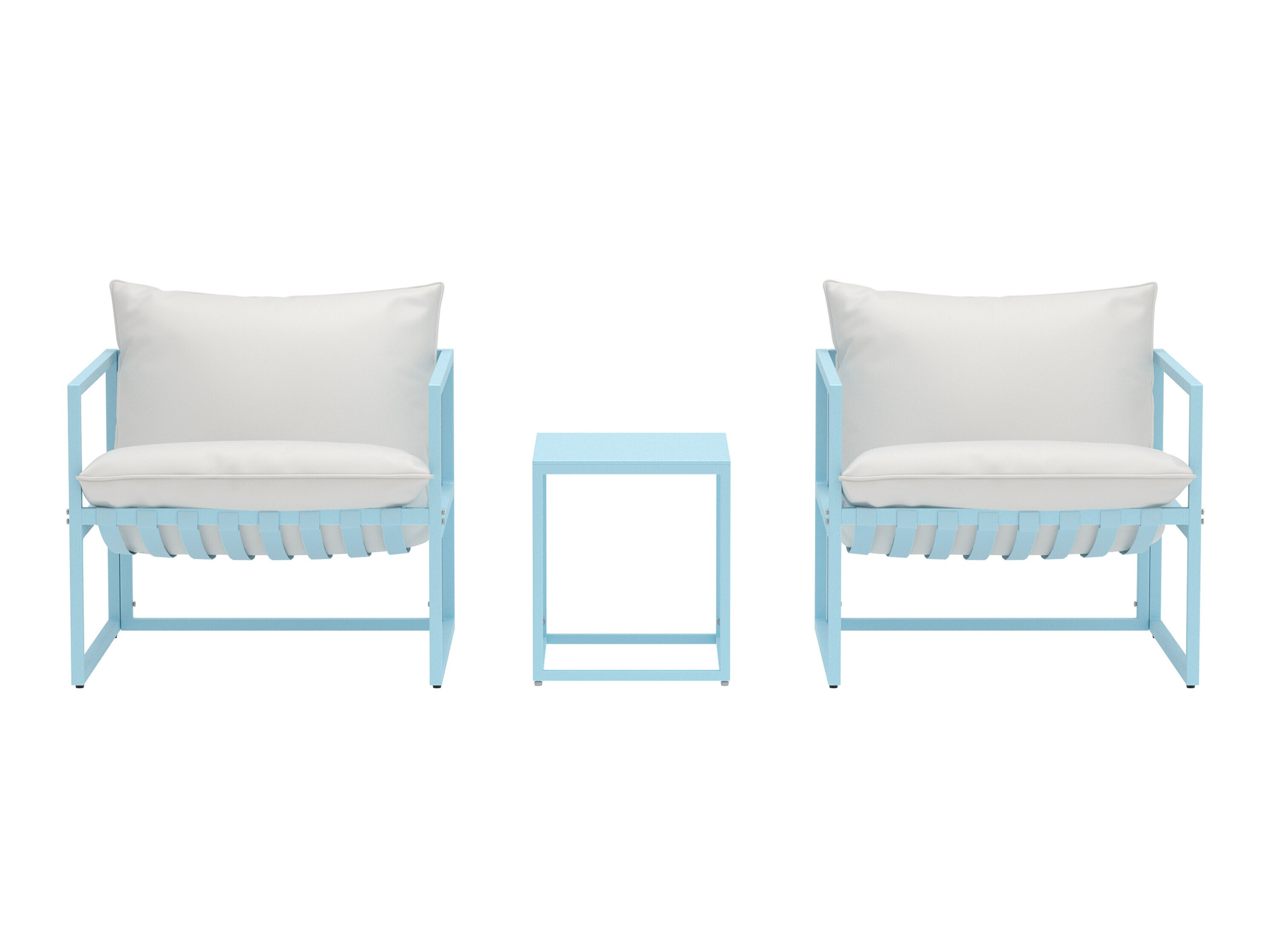 Mobili da giardino Dallas 5186 (Azzurro + Beige)