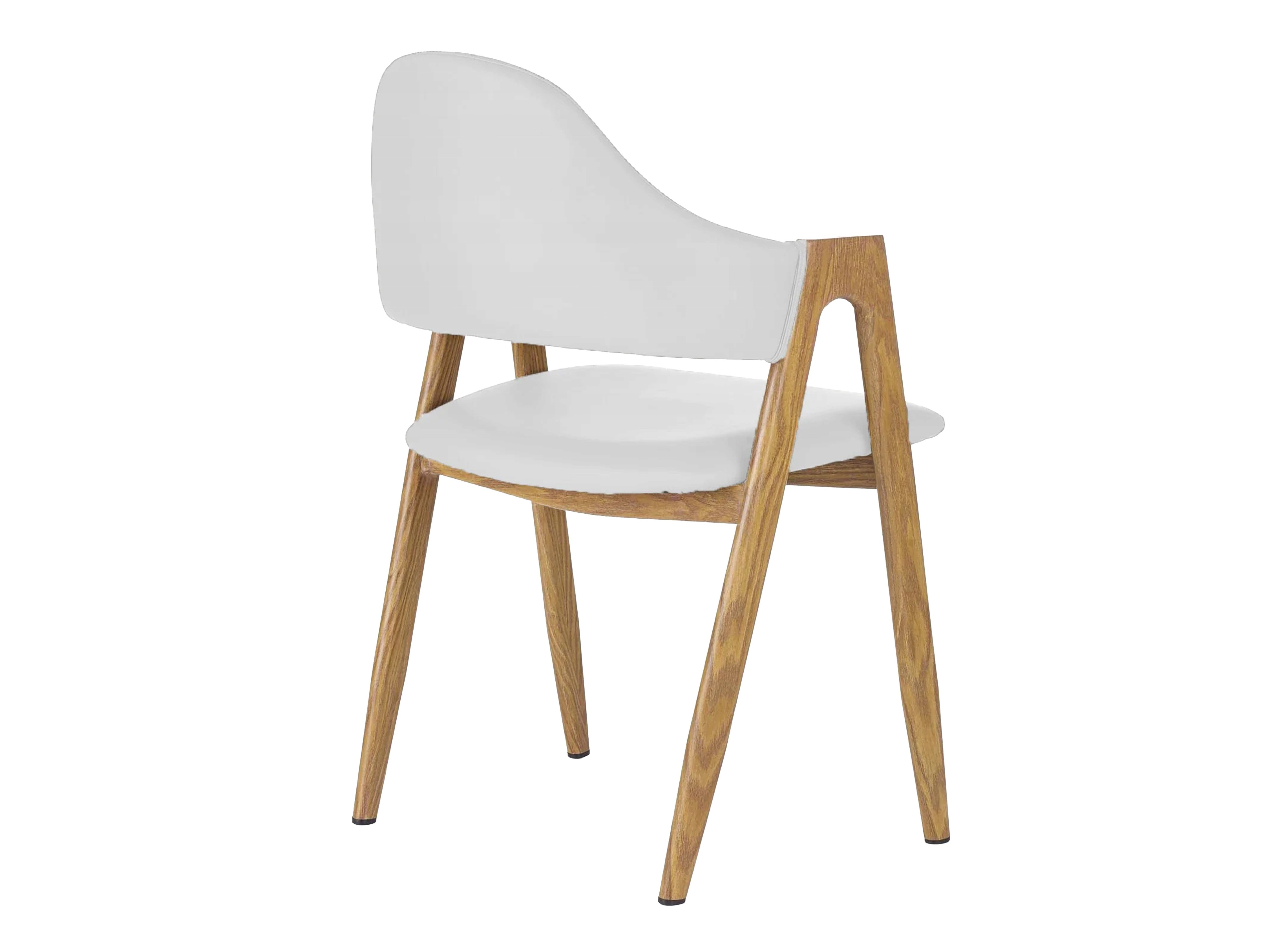 Sedia Houston 561 (Bianco + quercia)
