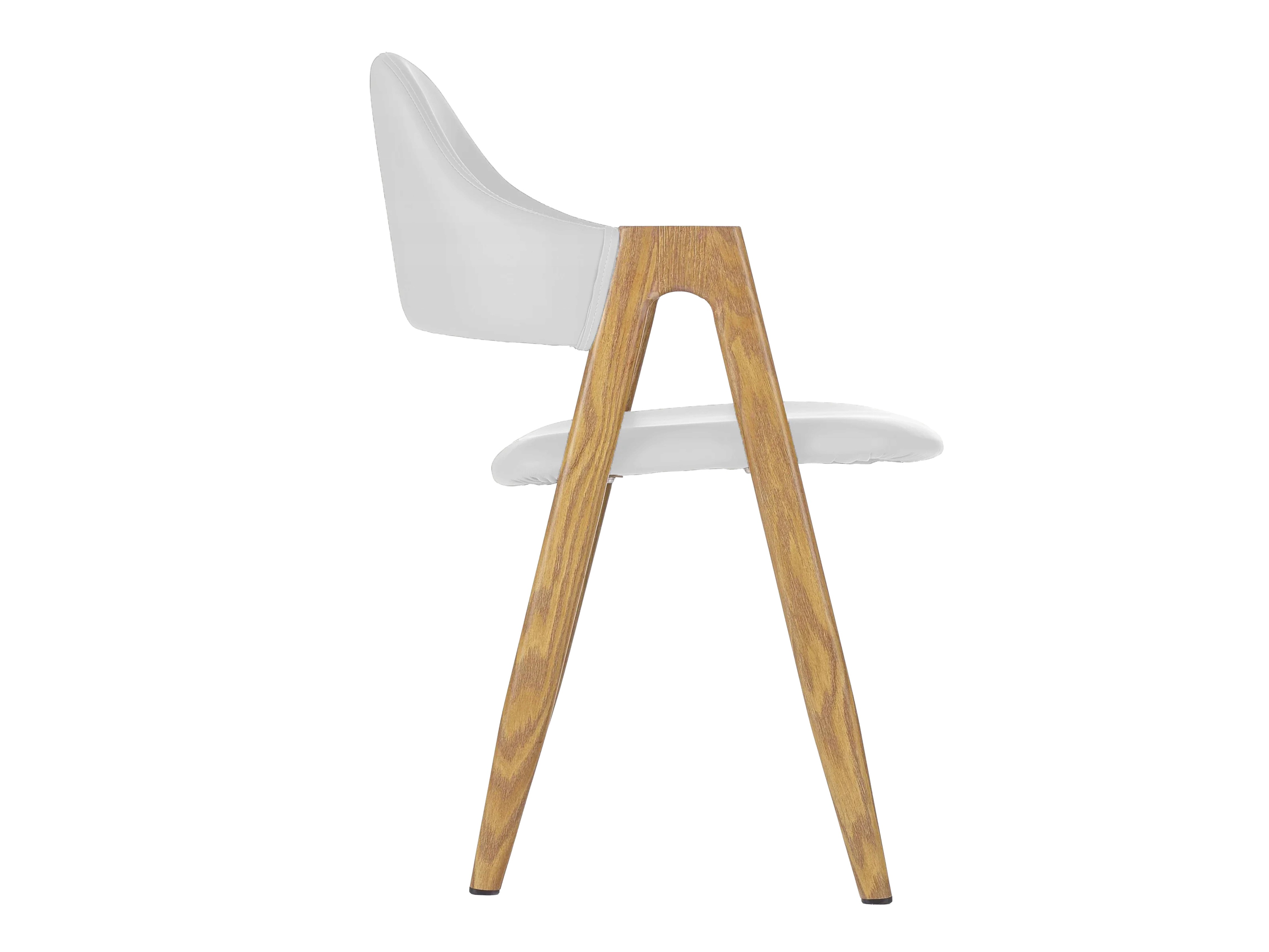 Sedia Houston 561 (Bianco + quercia)
