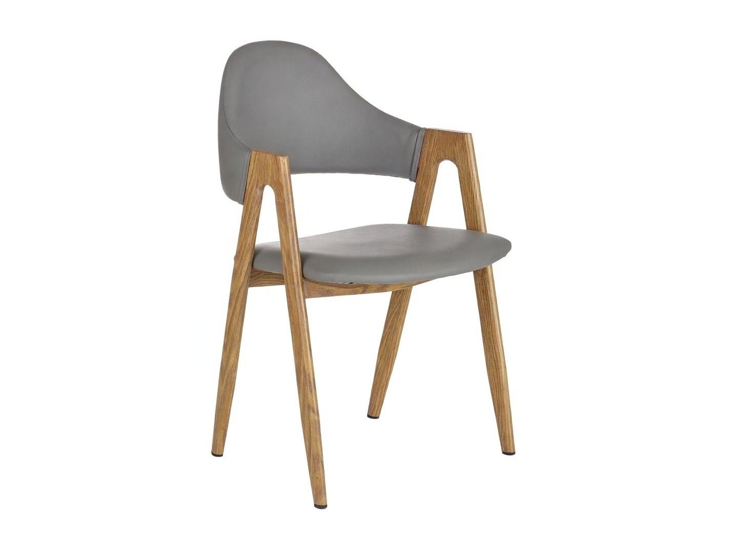 Sedia Houston 561 (Grigio + quercia)