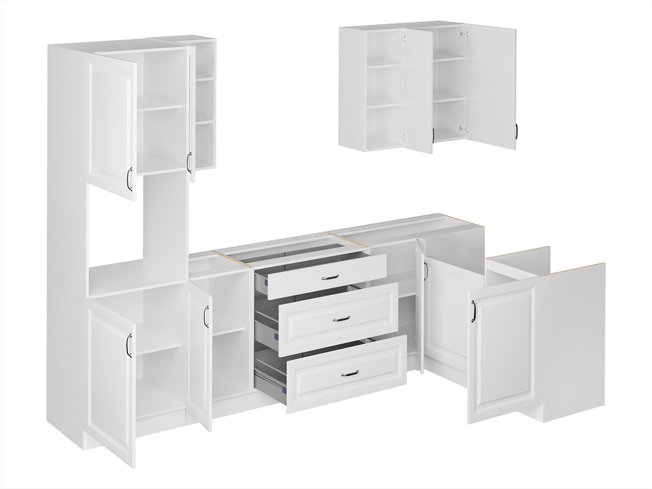 Set da cucina modulare Retro Grey 148