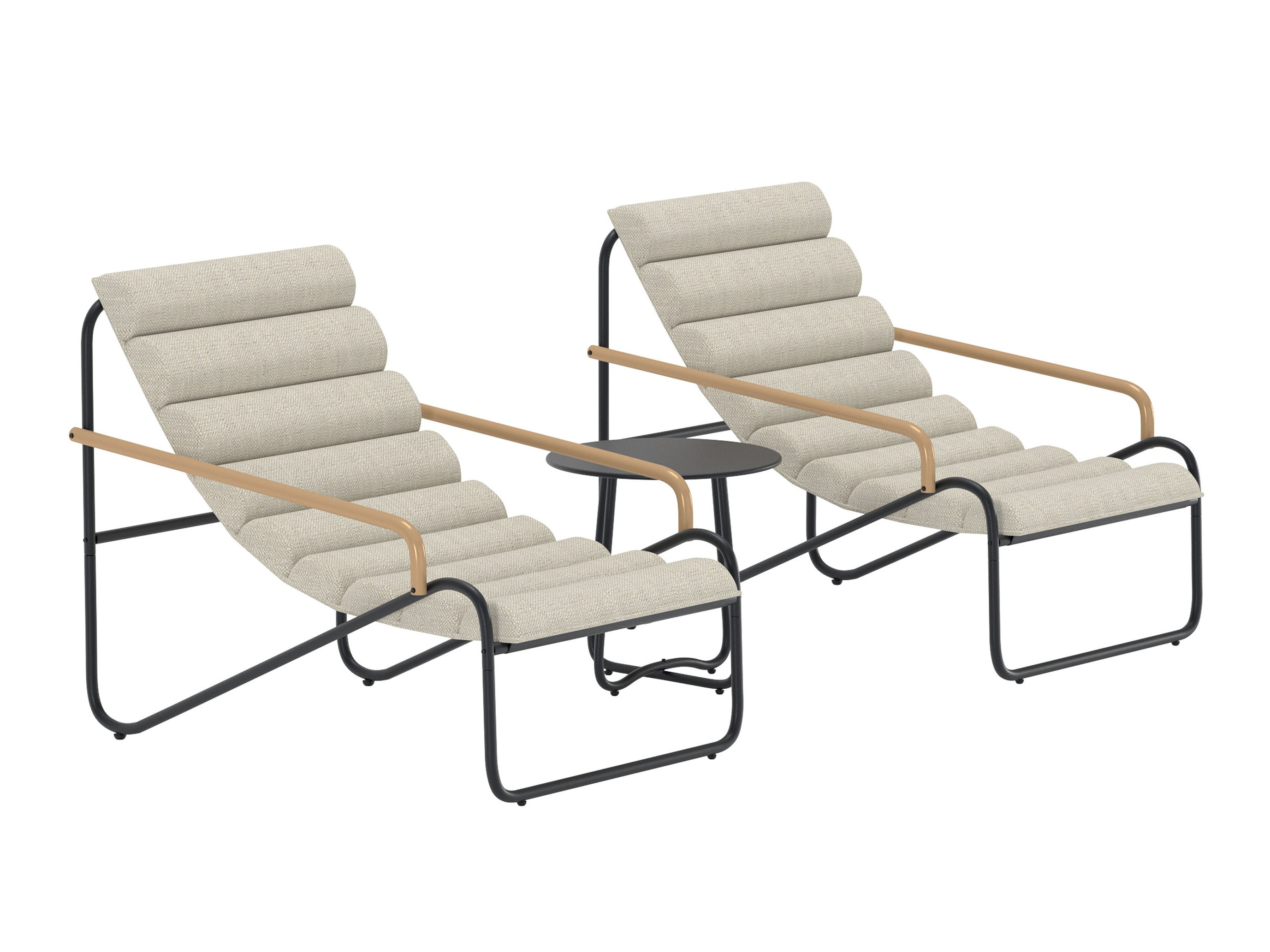 Set balcone Dallas 5194 (Nero)