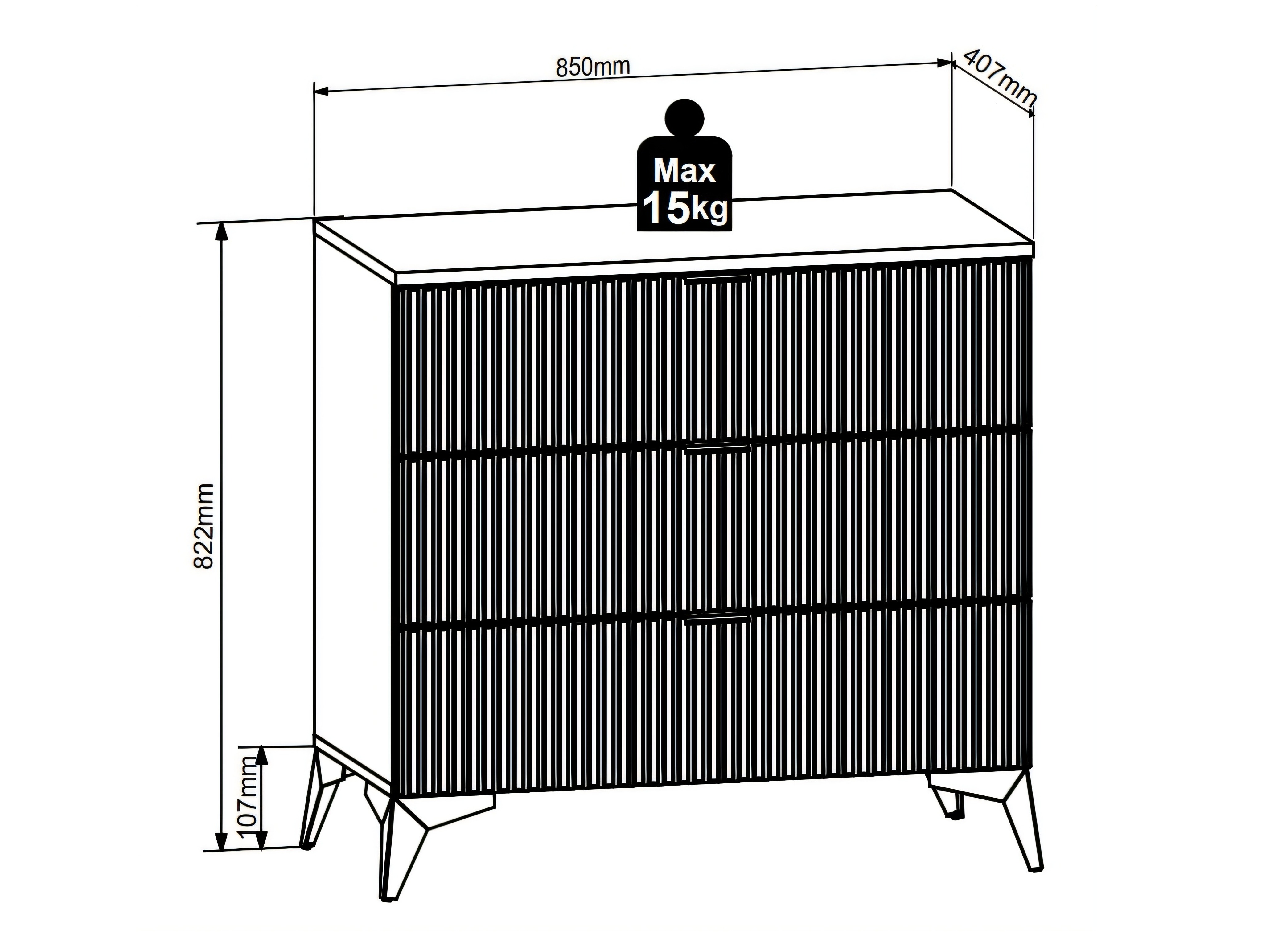 Cassettiera Ruvmeli 104