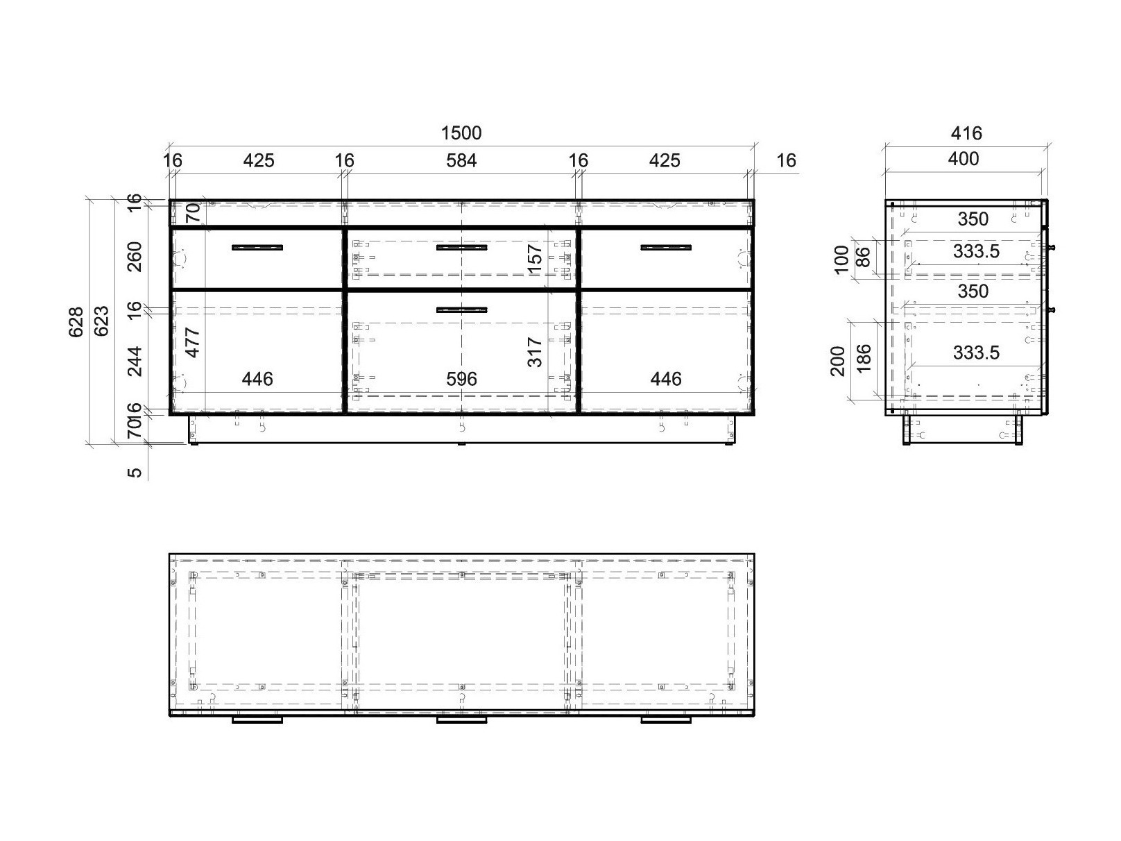 Mobile porta TV Balelbu 100