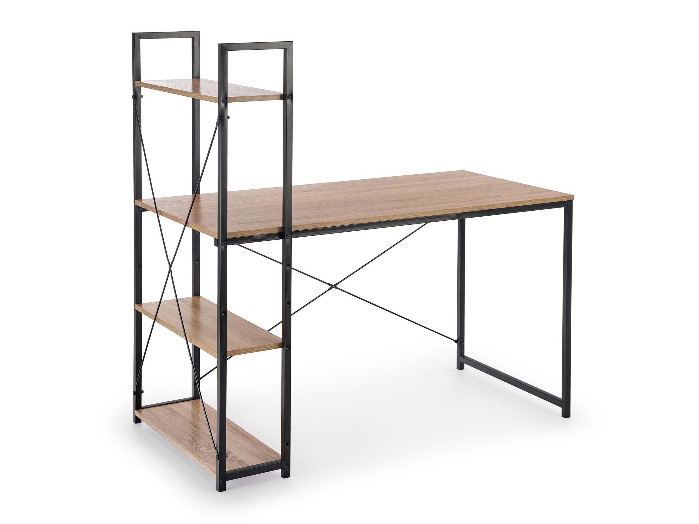 Scrivania da ufficio Houston 1888 (Sonoma quercia + Nero)