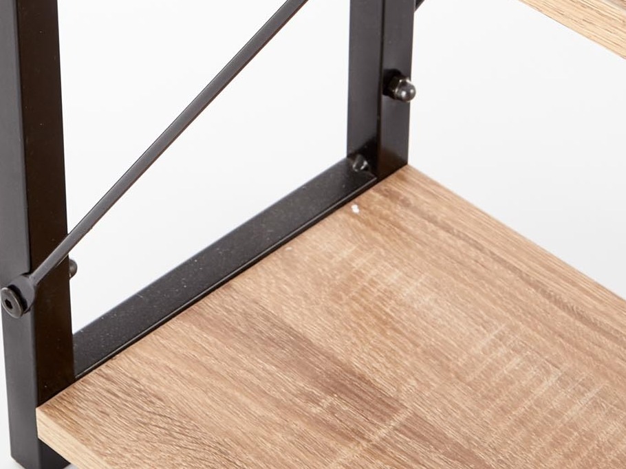 Scrivania da ufficio Houston 1888 (Sonoma quercia + Nero)