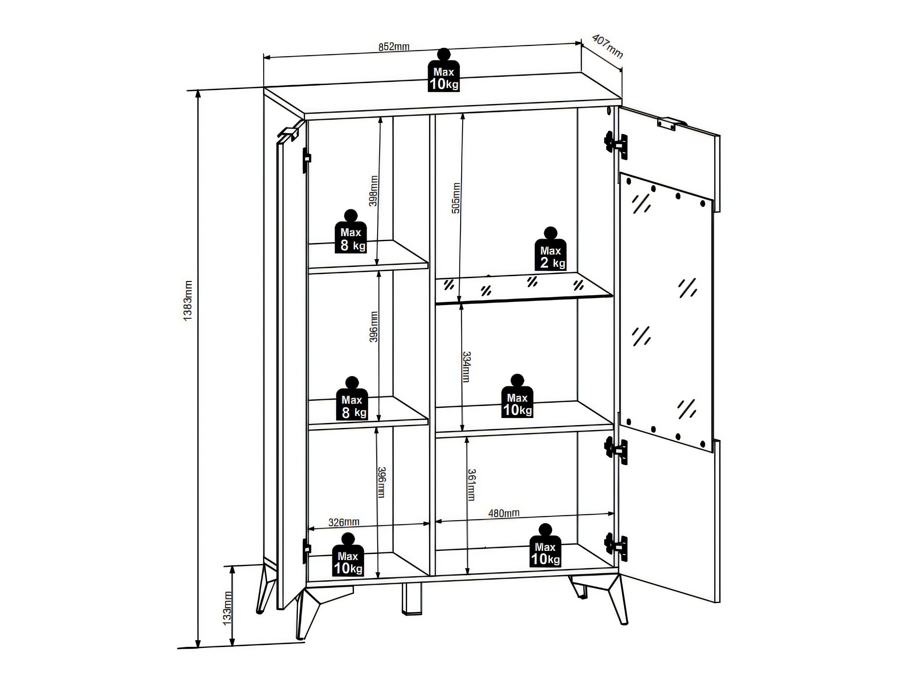 Parete attrezzata Ruvmeli 108