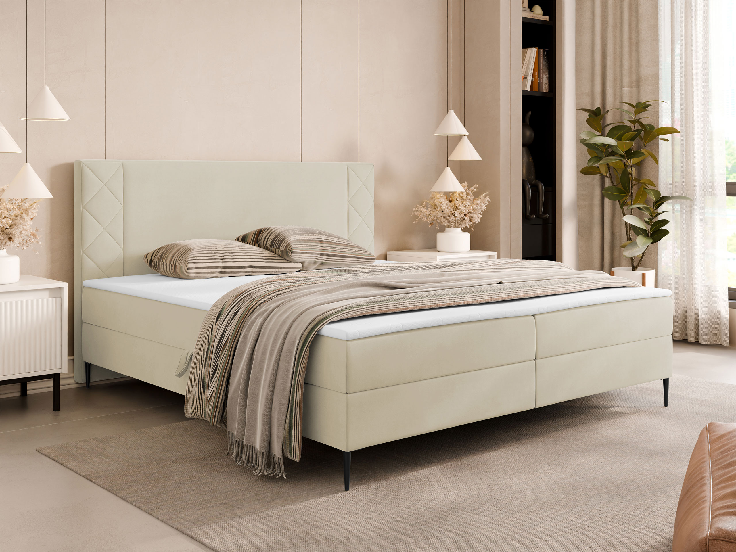 Letto continentale Providence 200 (Polo 872)