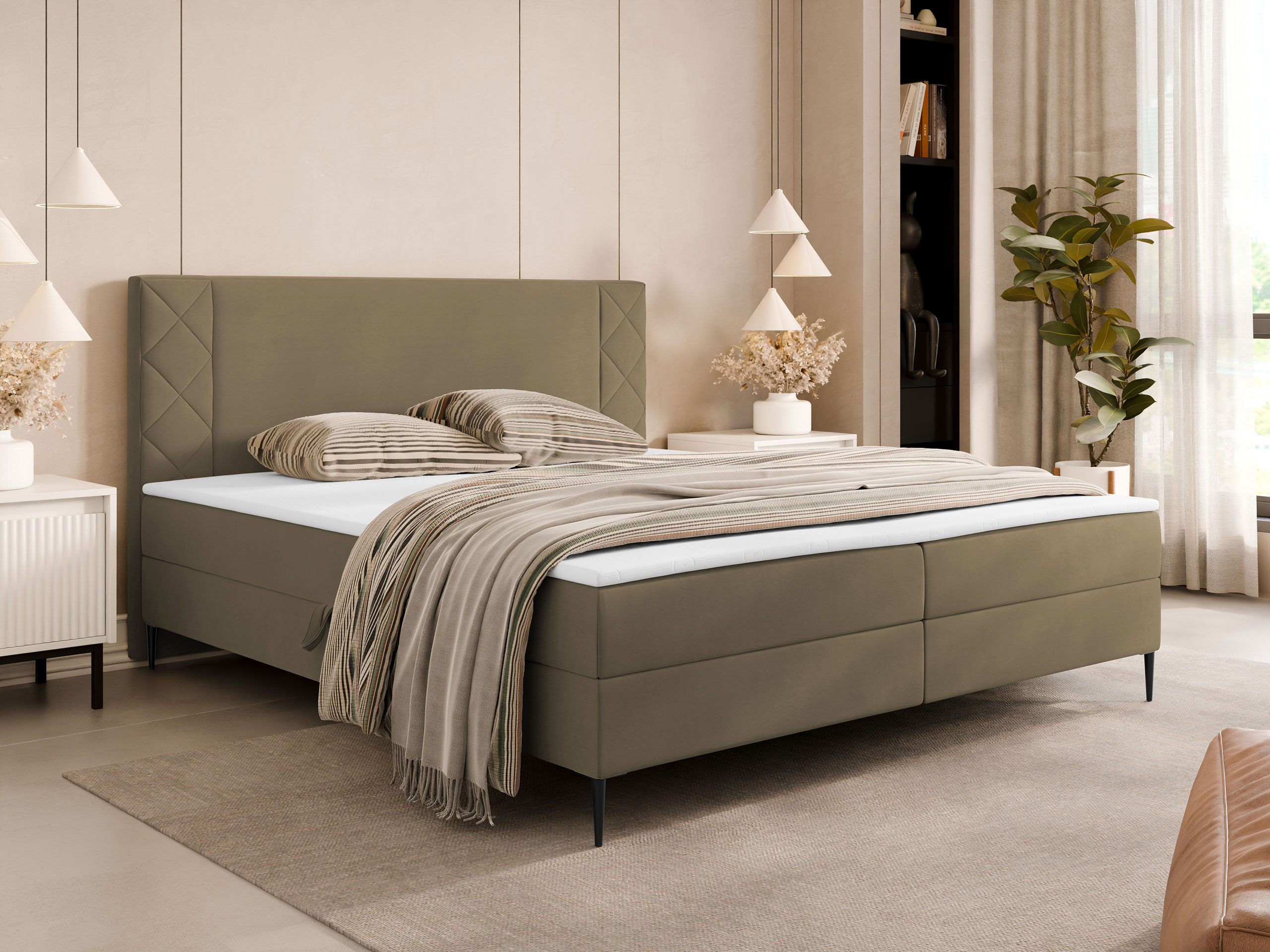 Letto continentale Providence 200 (Polo 875)