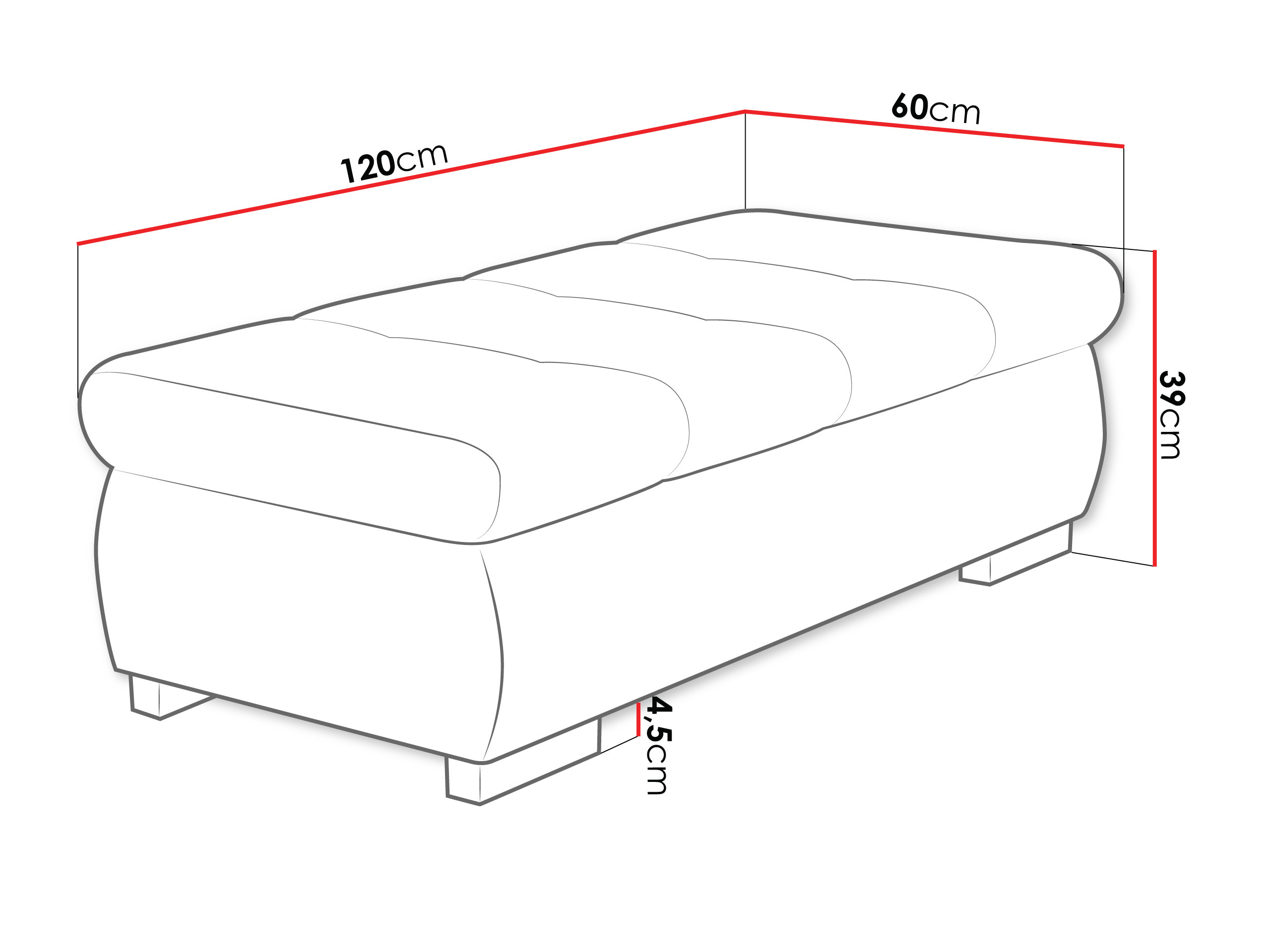 Panca morbida Comfivo Nitor I (Venus Velvet 2932)