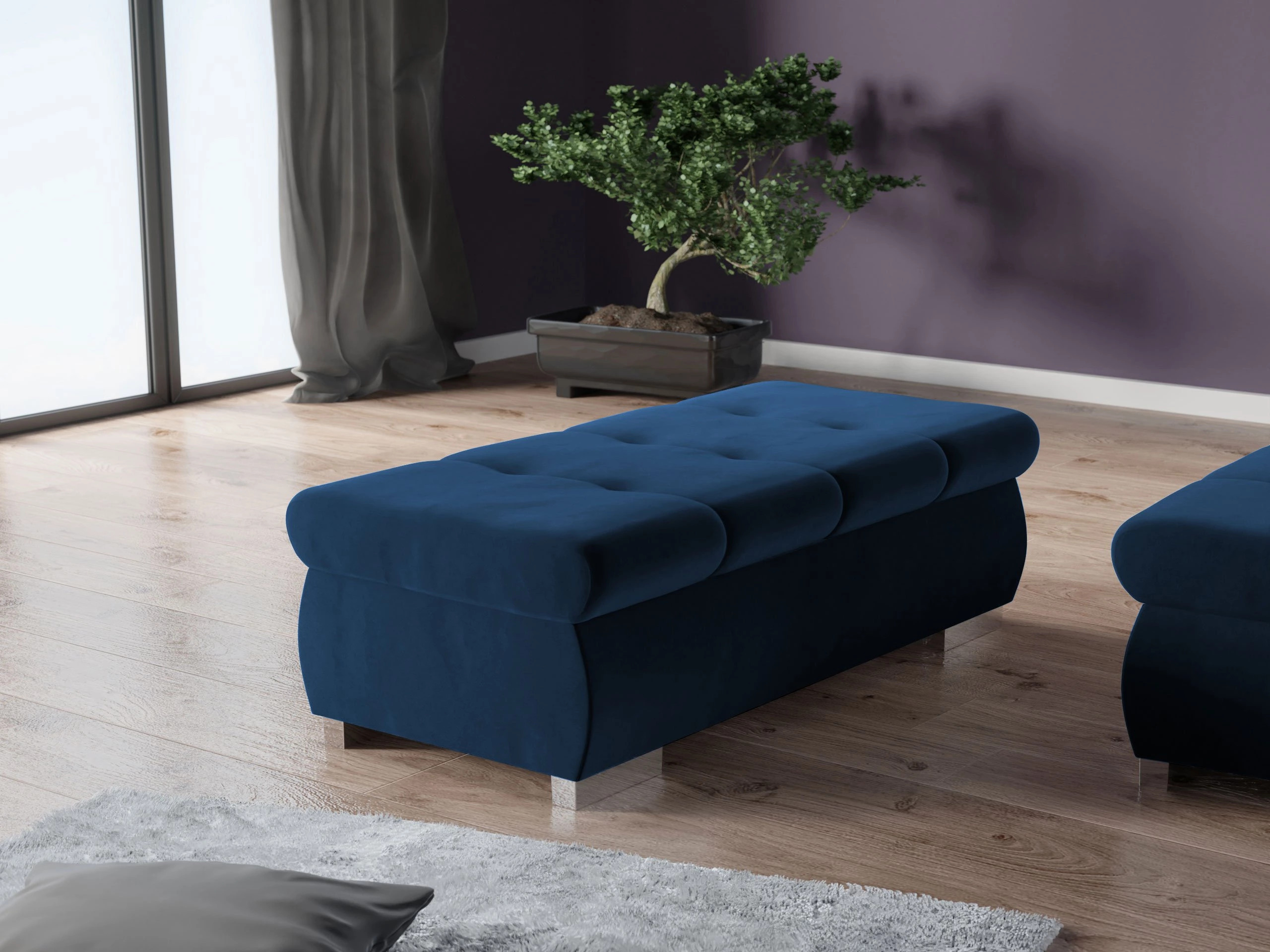 Panca imbottita Comfivo Nitor I (Magic Velvet 2216)