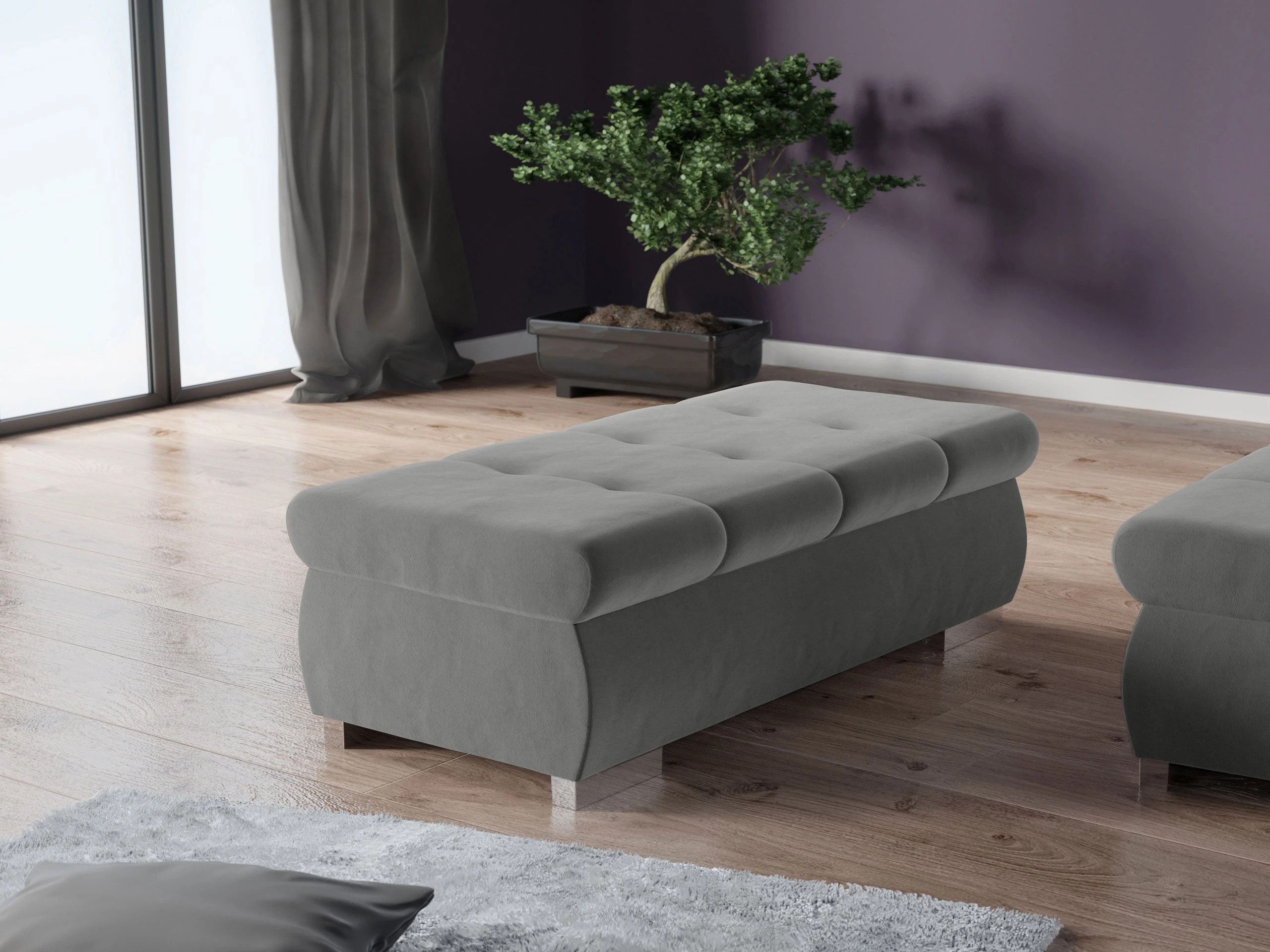 Panca imbottita Comfivo Nitor I (Magic Velvet 2217)