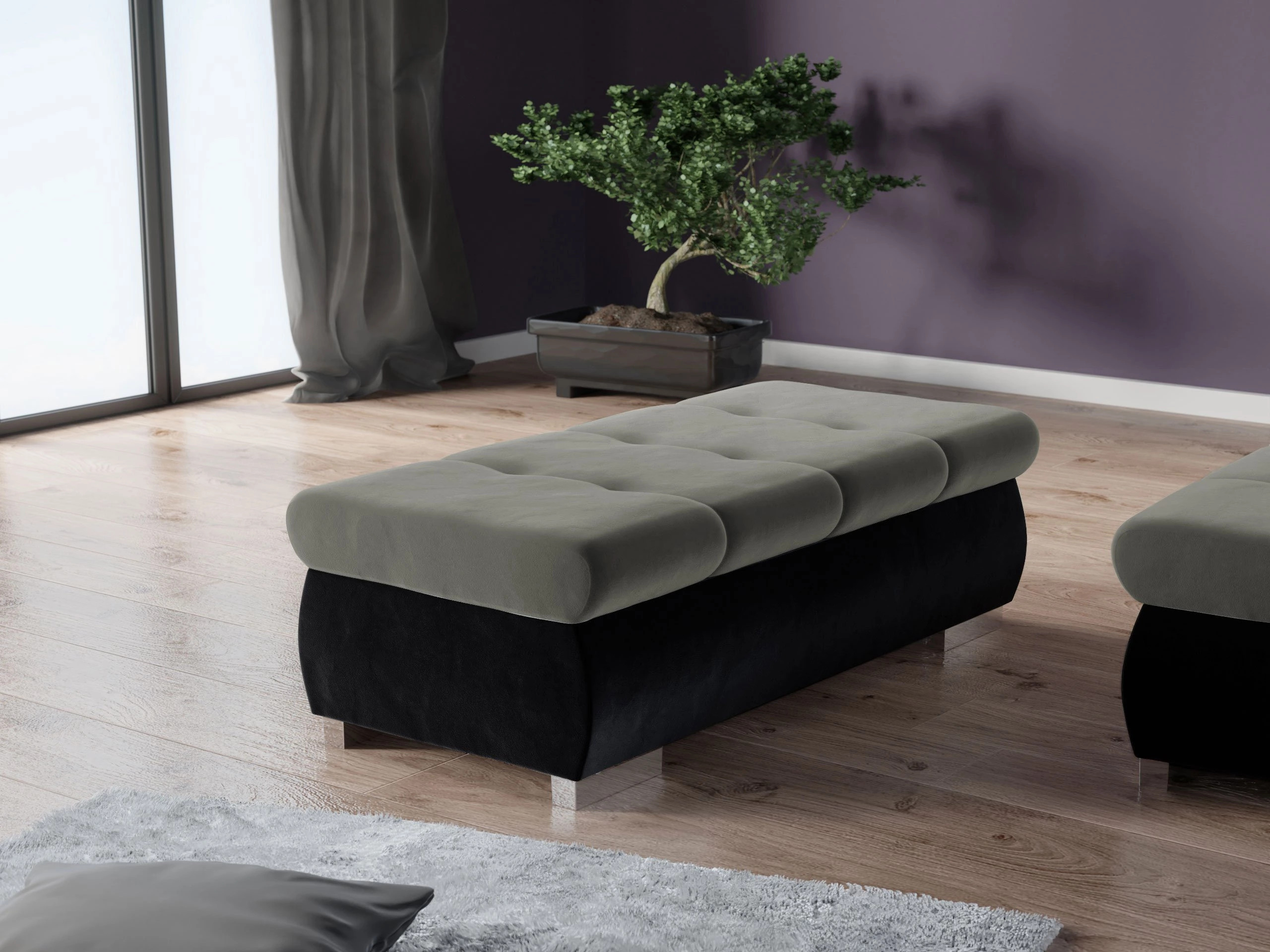 Panca imbottita Comfivo Nitor I (Magic Velvet 2219 + Magic Velvet 2217)