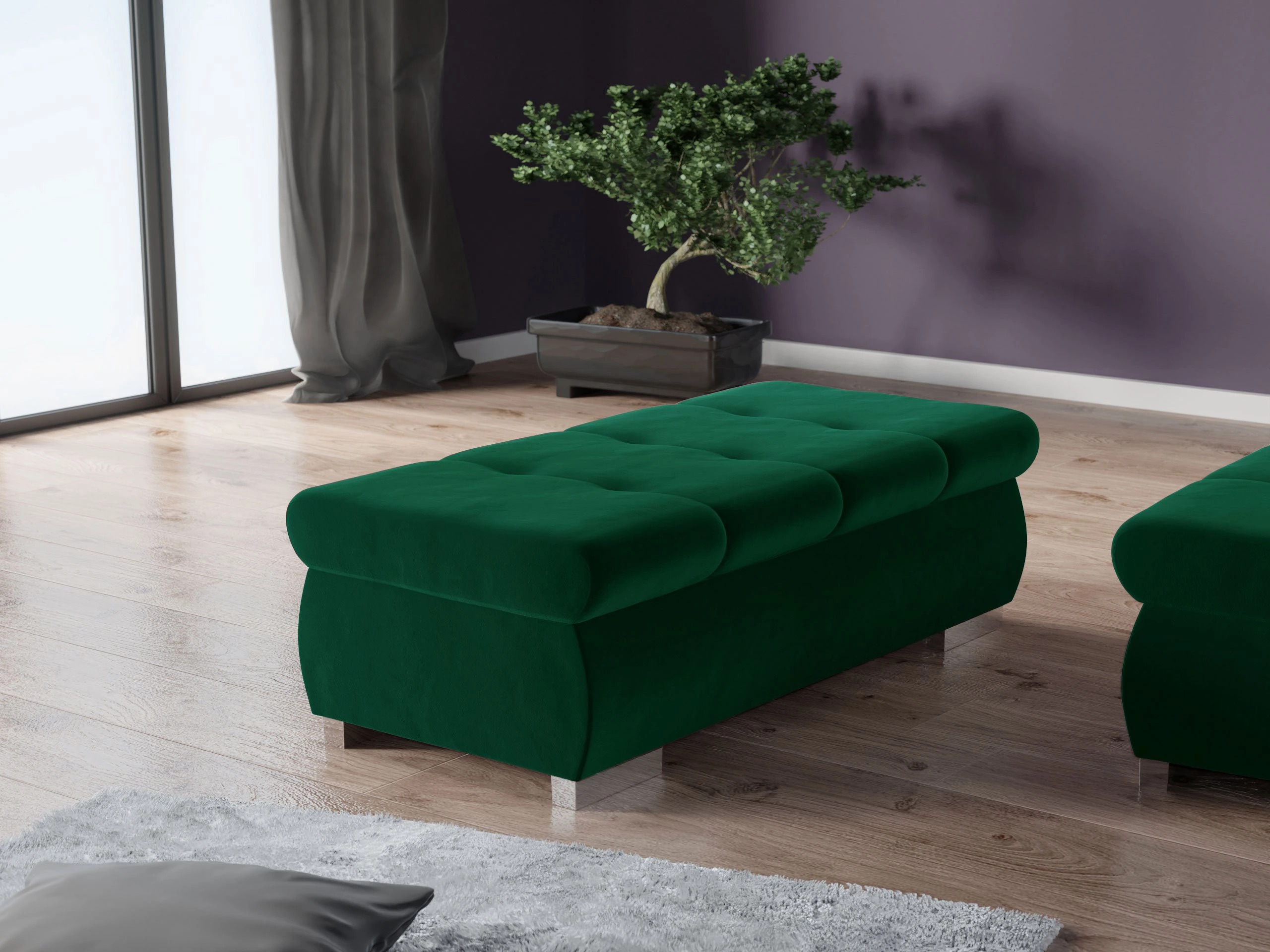 Panca imbottita Comfivo Nitor I (Magic Velvet 2225)