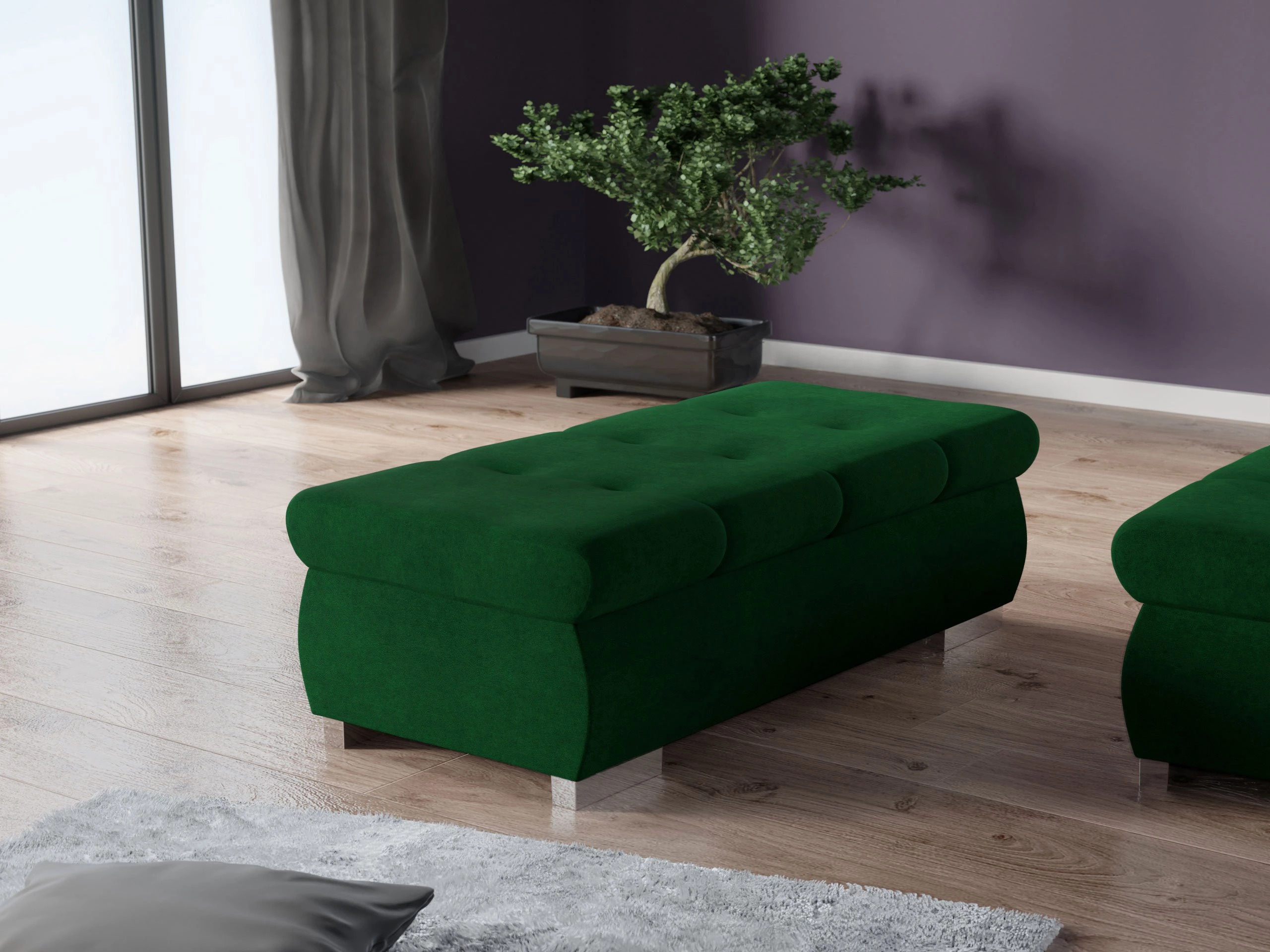 Panca imbottita Comfivo Nitor I (Uttario Velvet 2951)