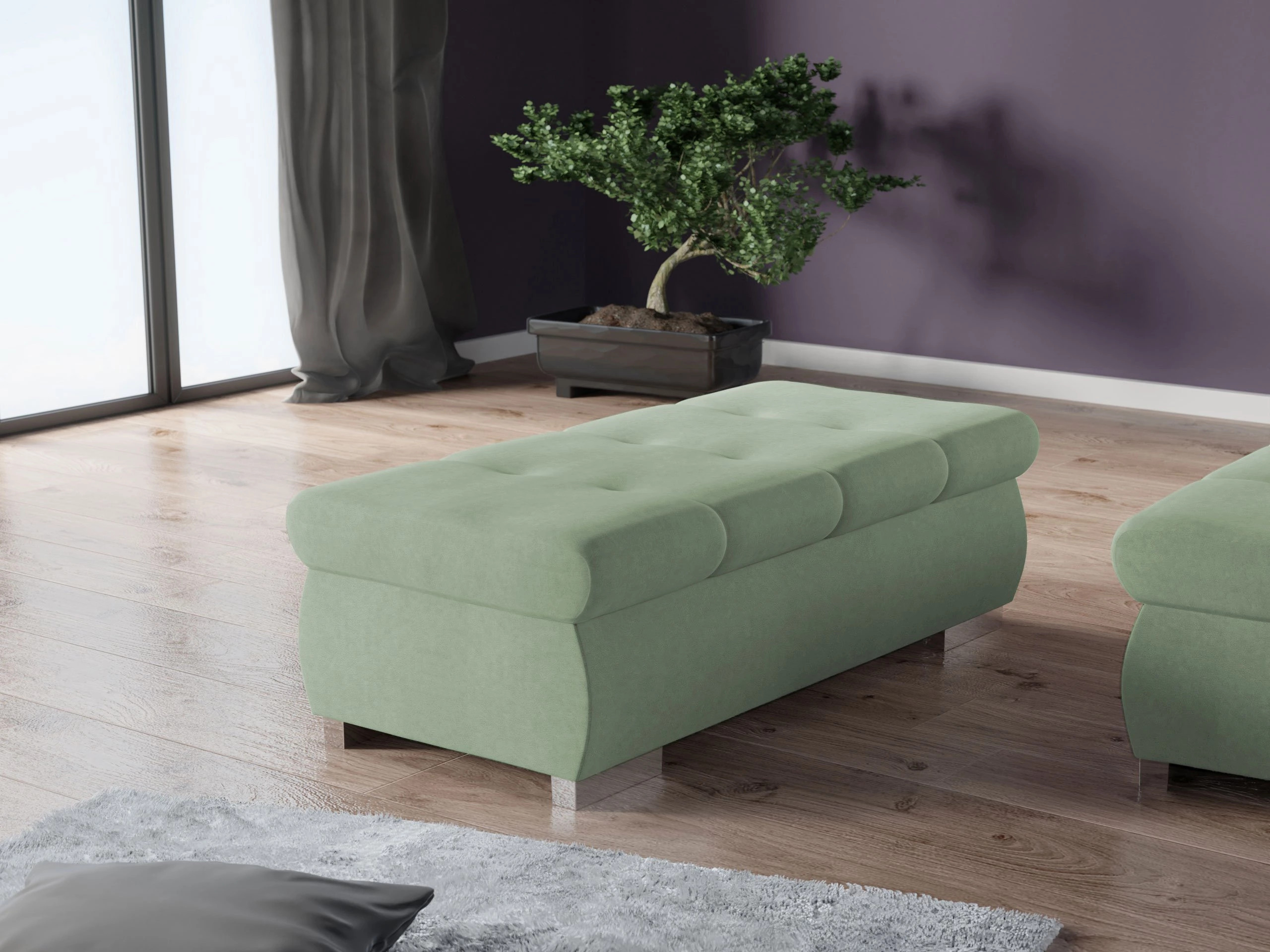 Panca imbottita Comfivo Nitor I (Uttario Velvet 2954)