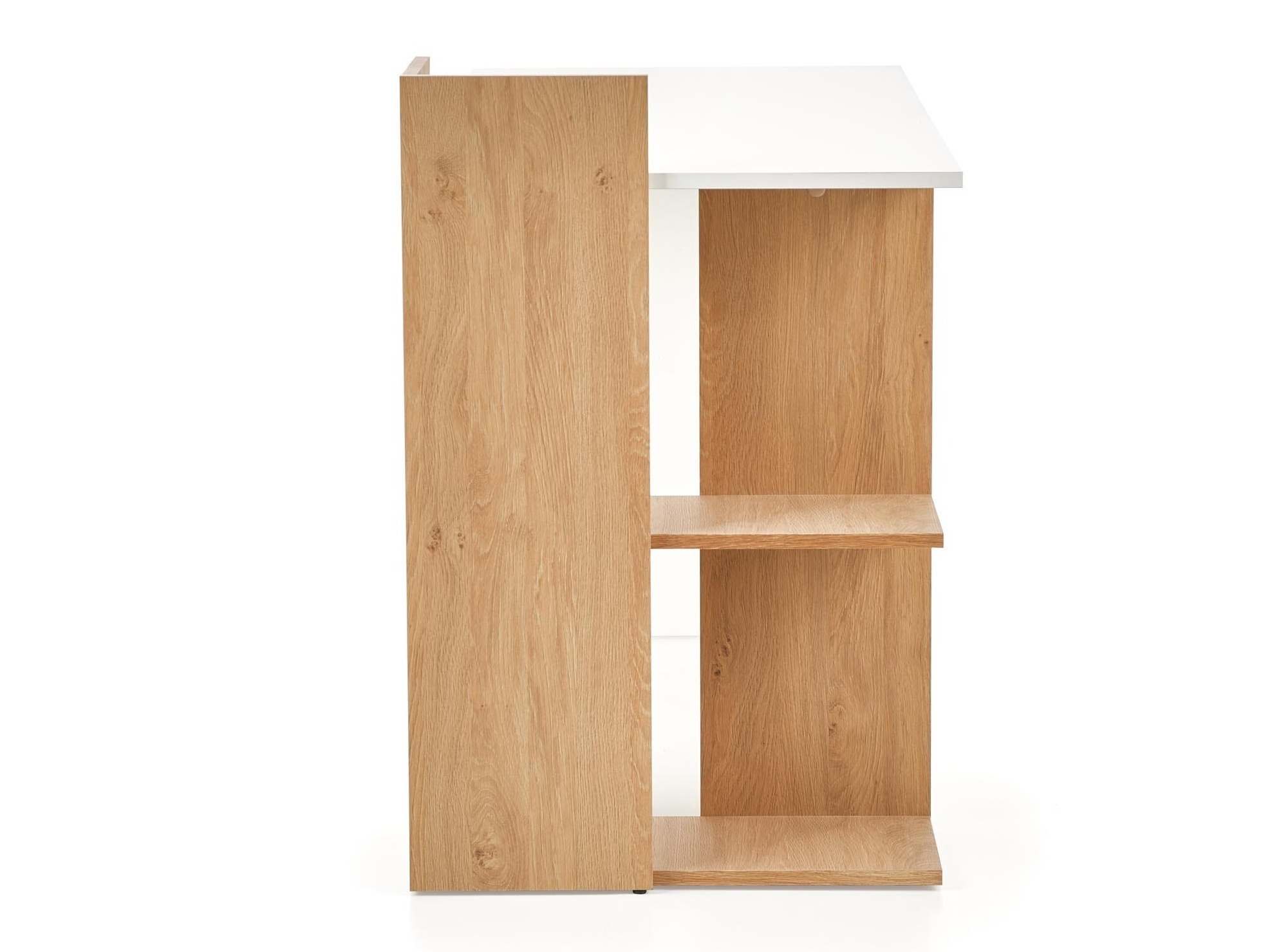 Scrivania da ufficio Houston 825 (Bianco + Quercia dorata)