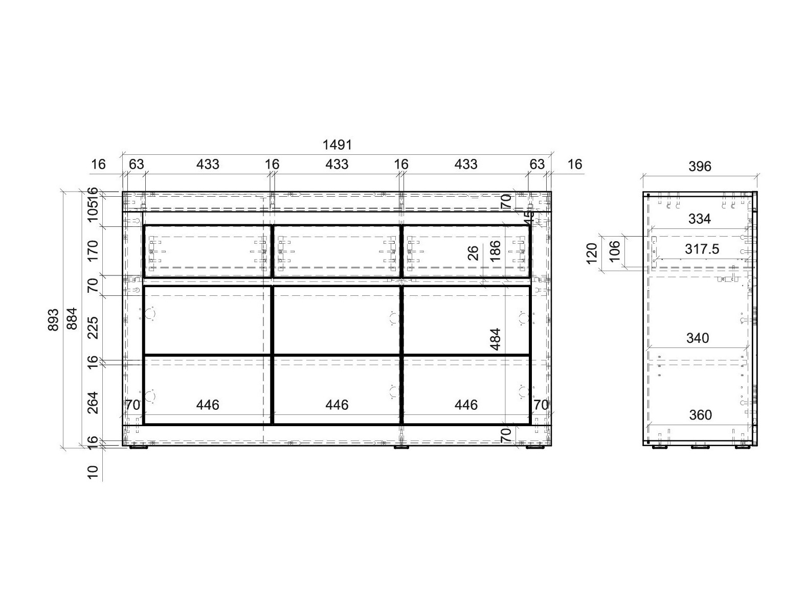 Cassettiera Ophtola 109