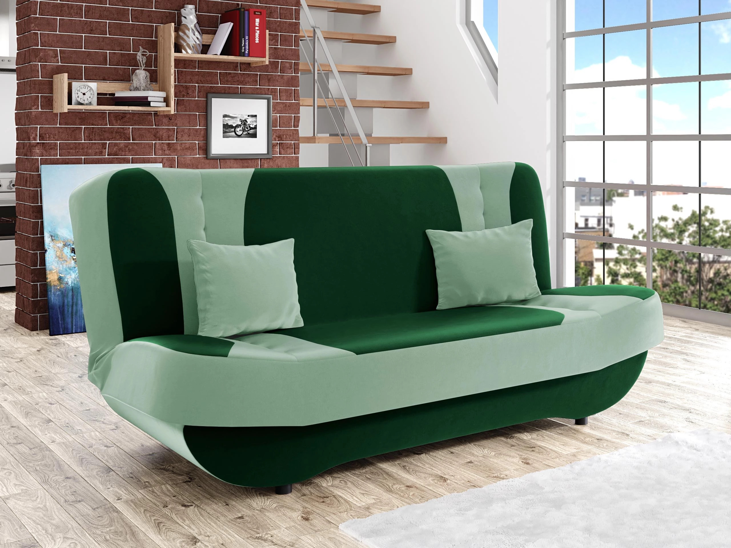 Divano letto Comfivo Cervus (Magic Velvet 2225 + Magic Velvet 2227)