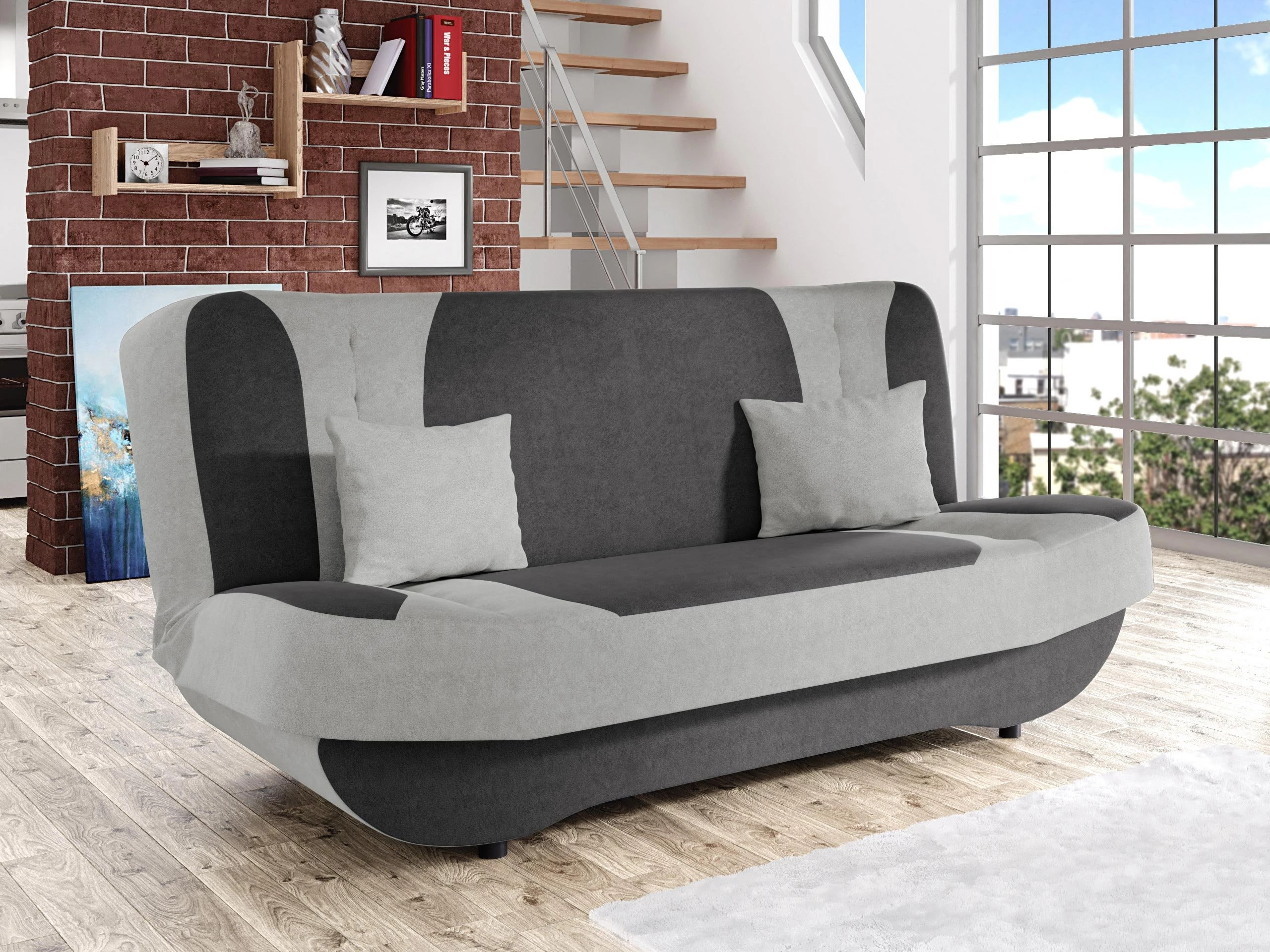 Divano letto Comfivo Cervus (Uttario Velvet 2971 + Uttario Velvet 2973)