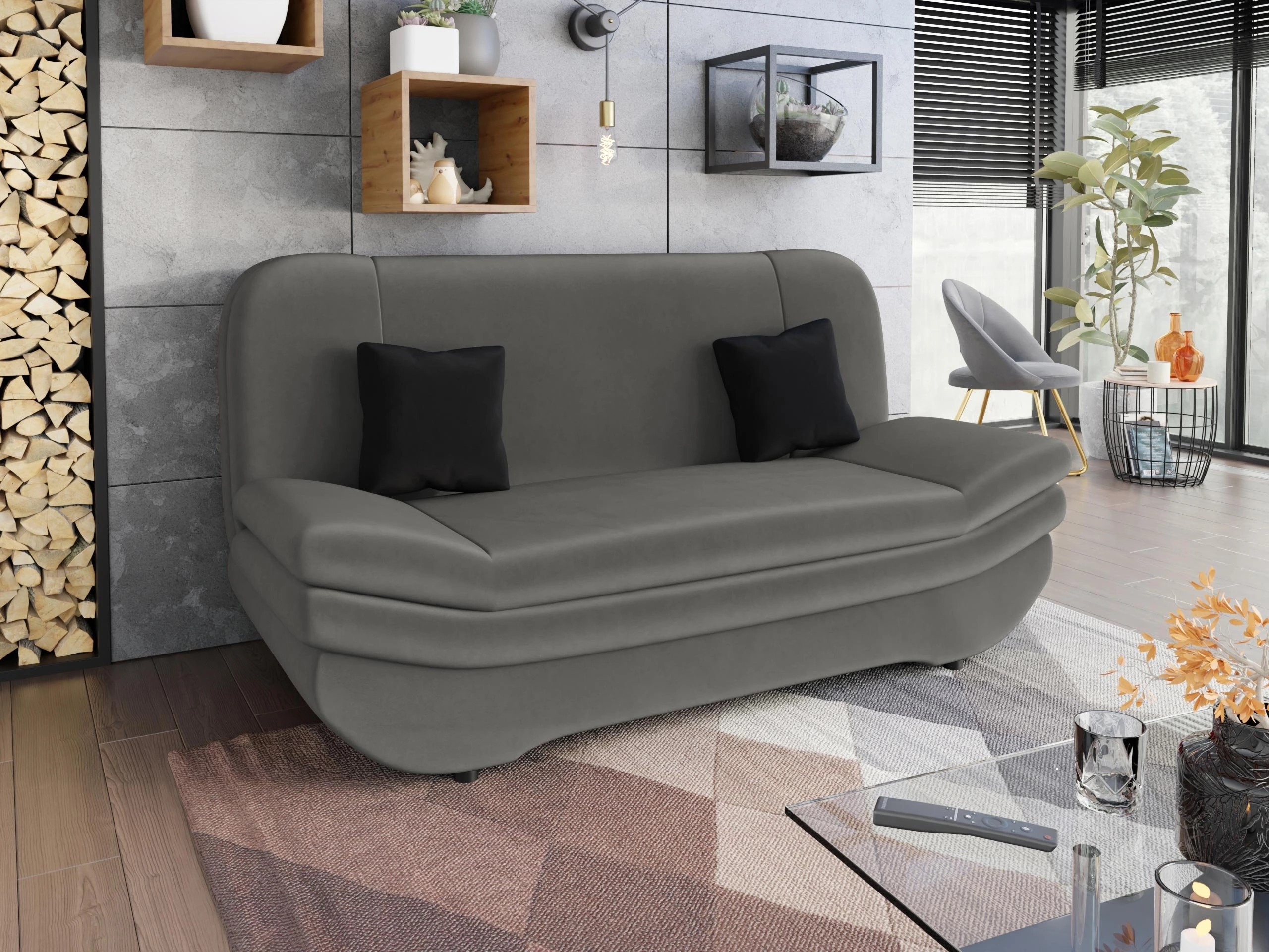 Divano letto Comfivo Silva (Magic Velvet 2217 + Magic Velvet 2219)