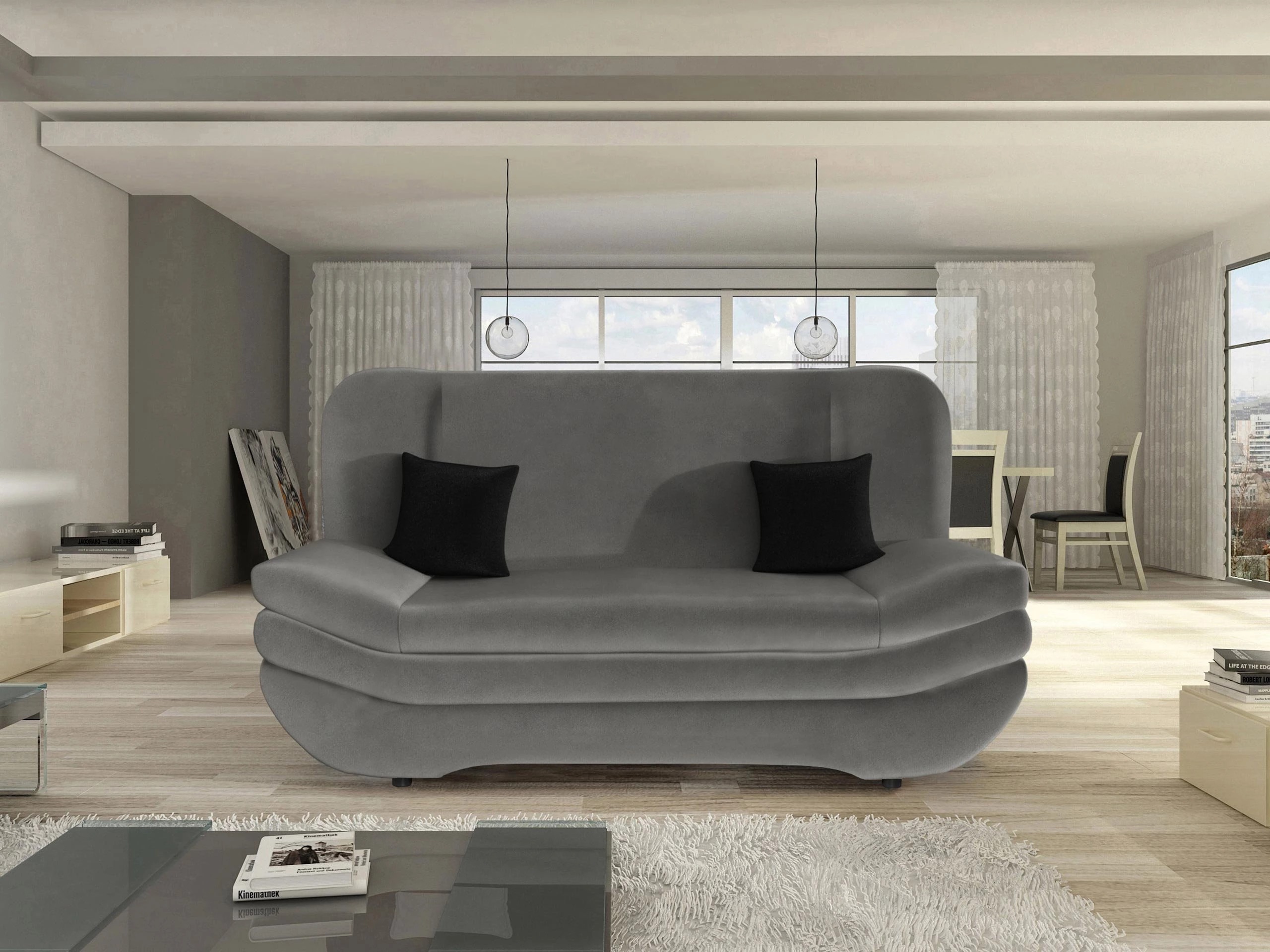 Divano letto Comfivo Silva (Magic Velvet 2217 + Magic Velvet 2219)