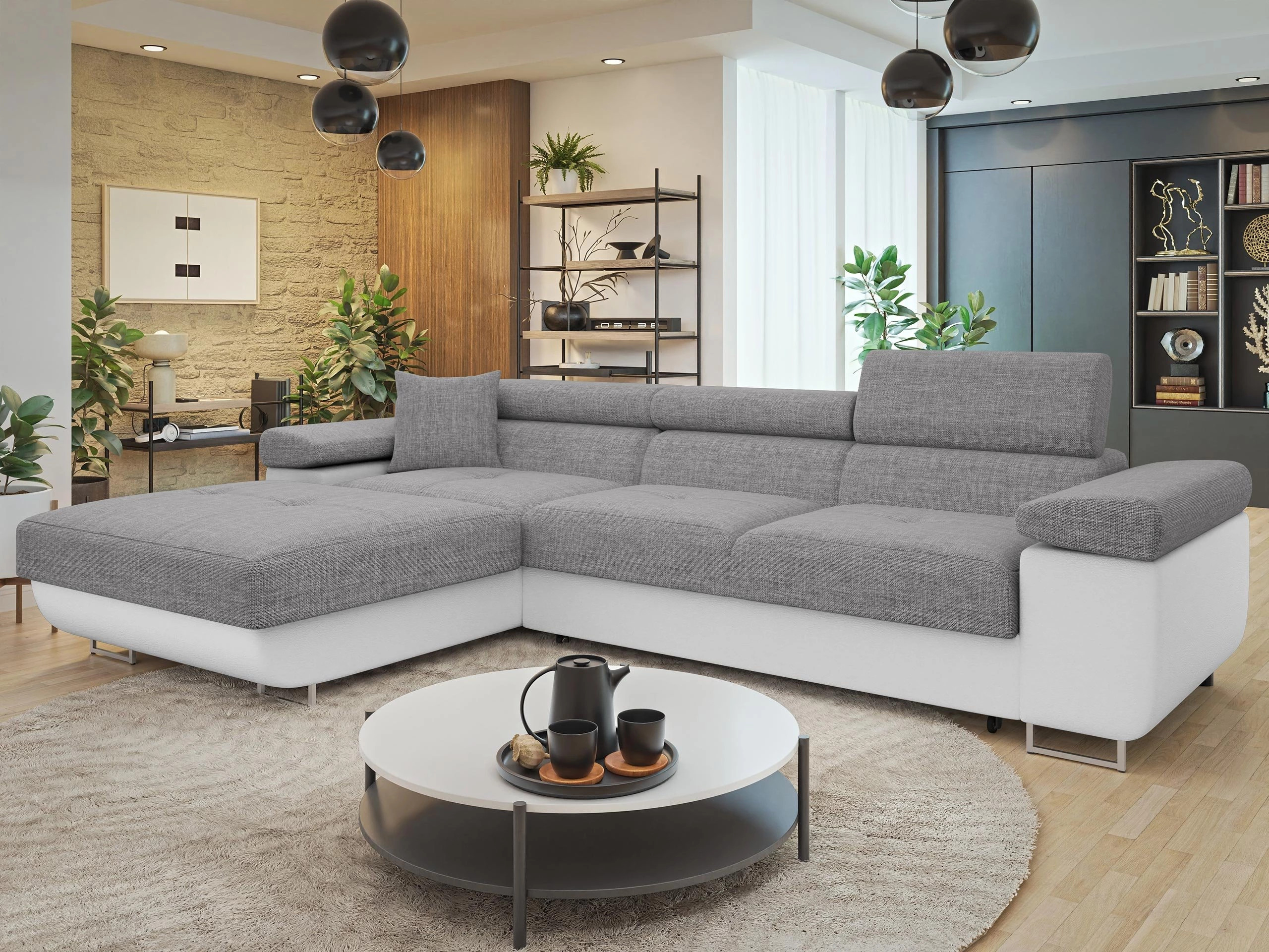 Divano angolare Comfivo Vinetum II (Soft 017 + Lux 05)